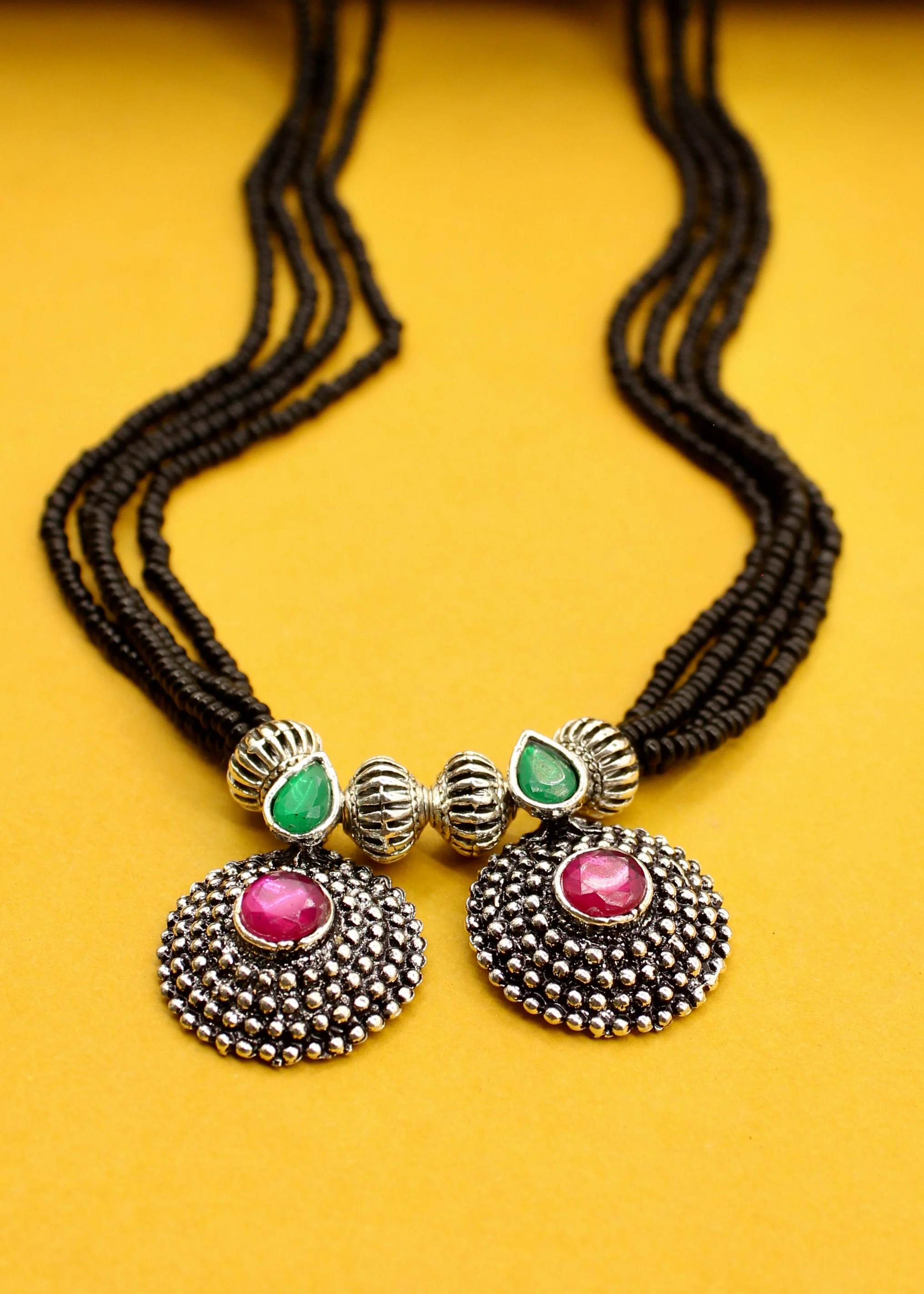 WATTI PENDANT OXIDISED MANGALSUTRA - Image 7