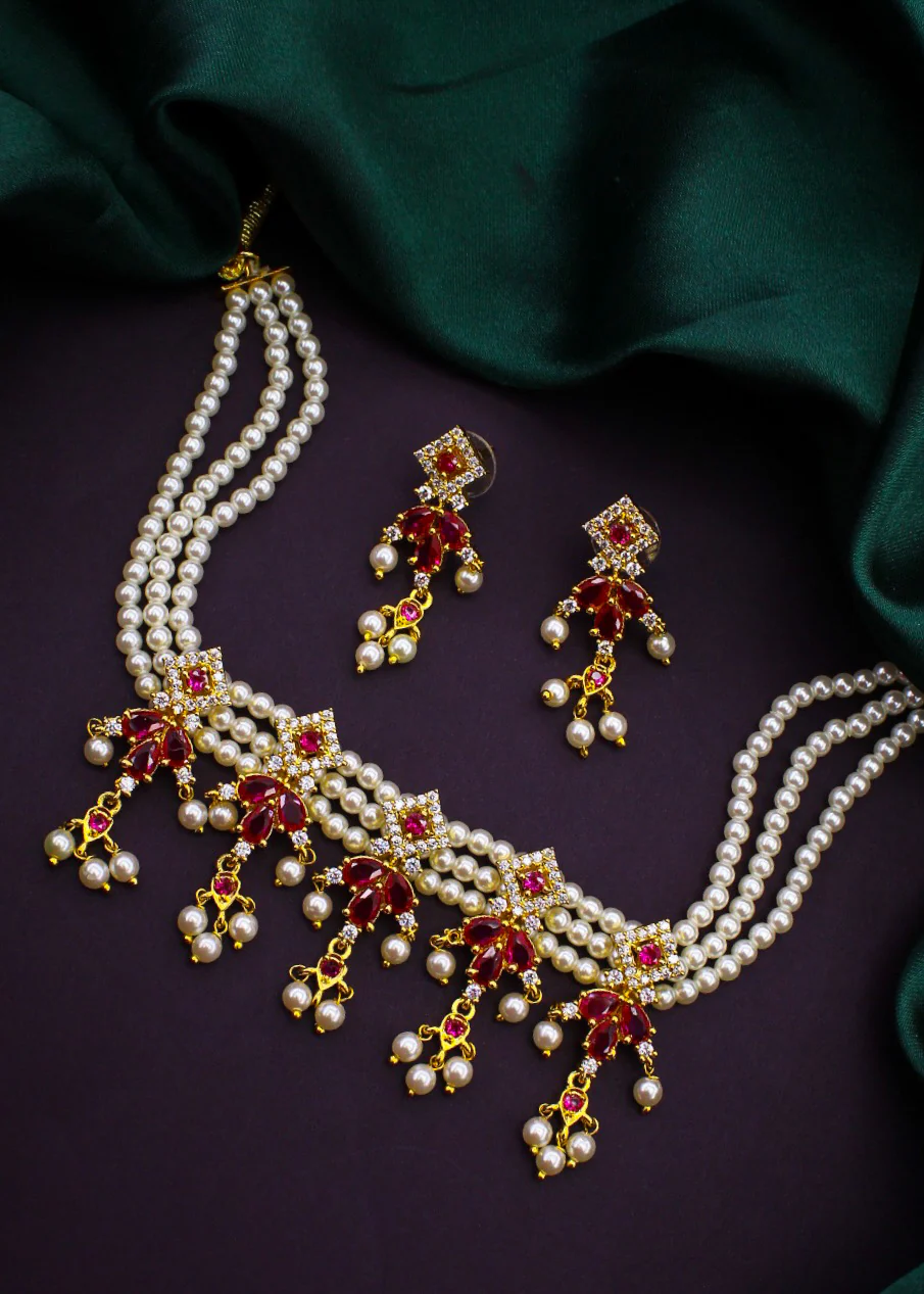 SPLENDID SQUARE DESIGNER NECKLACE - Image 7