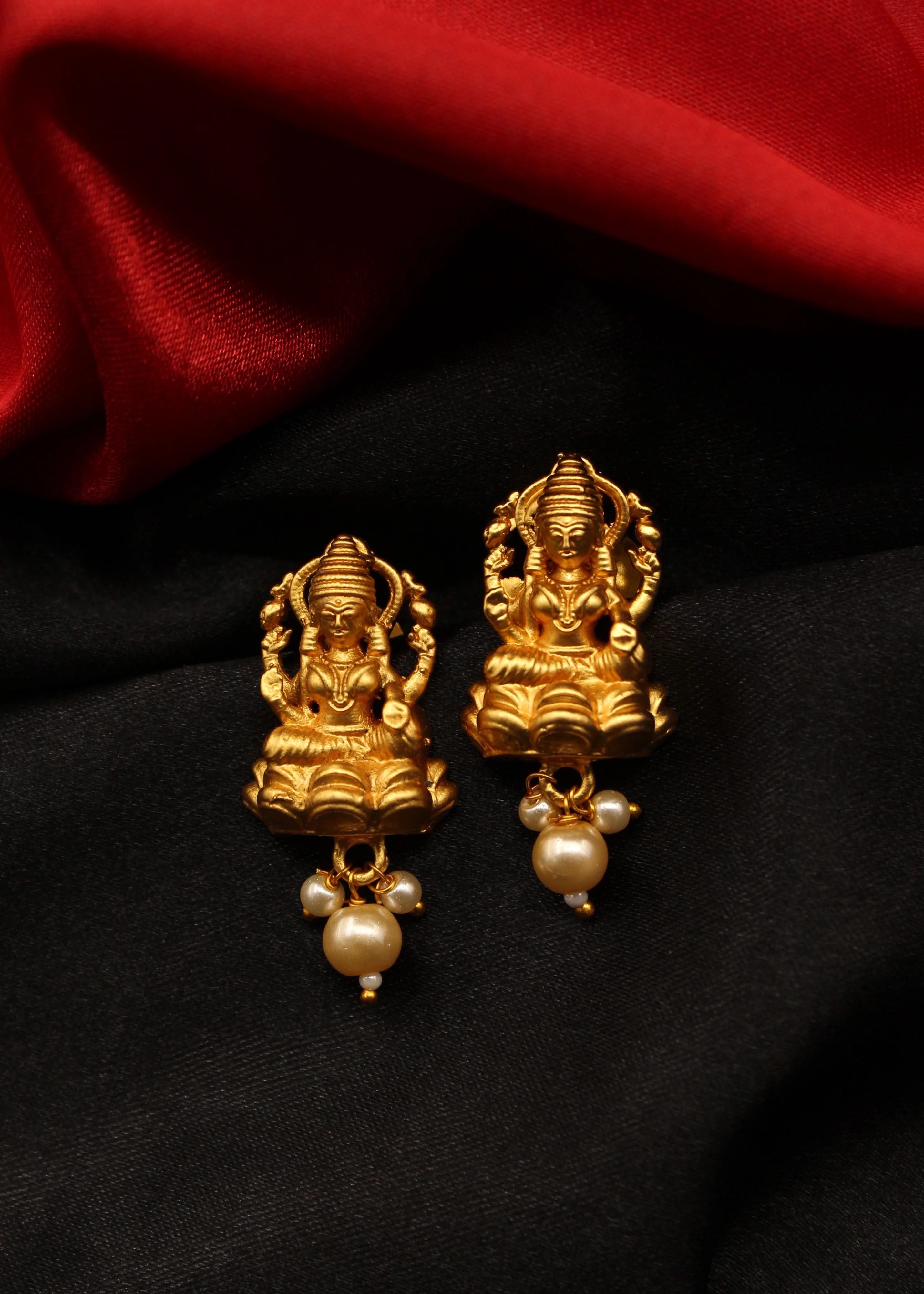 GODDESS LAXMI EARRINGS - Image 2