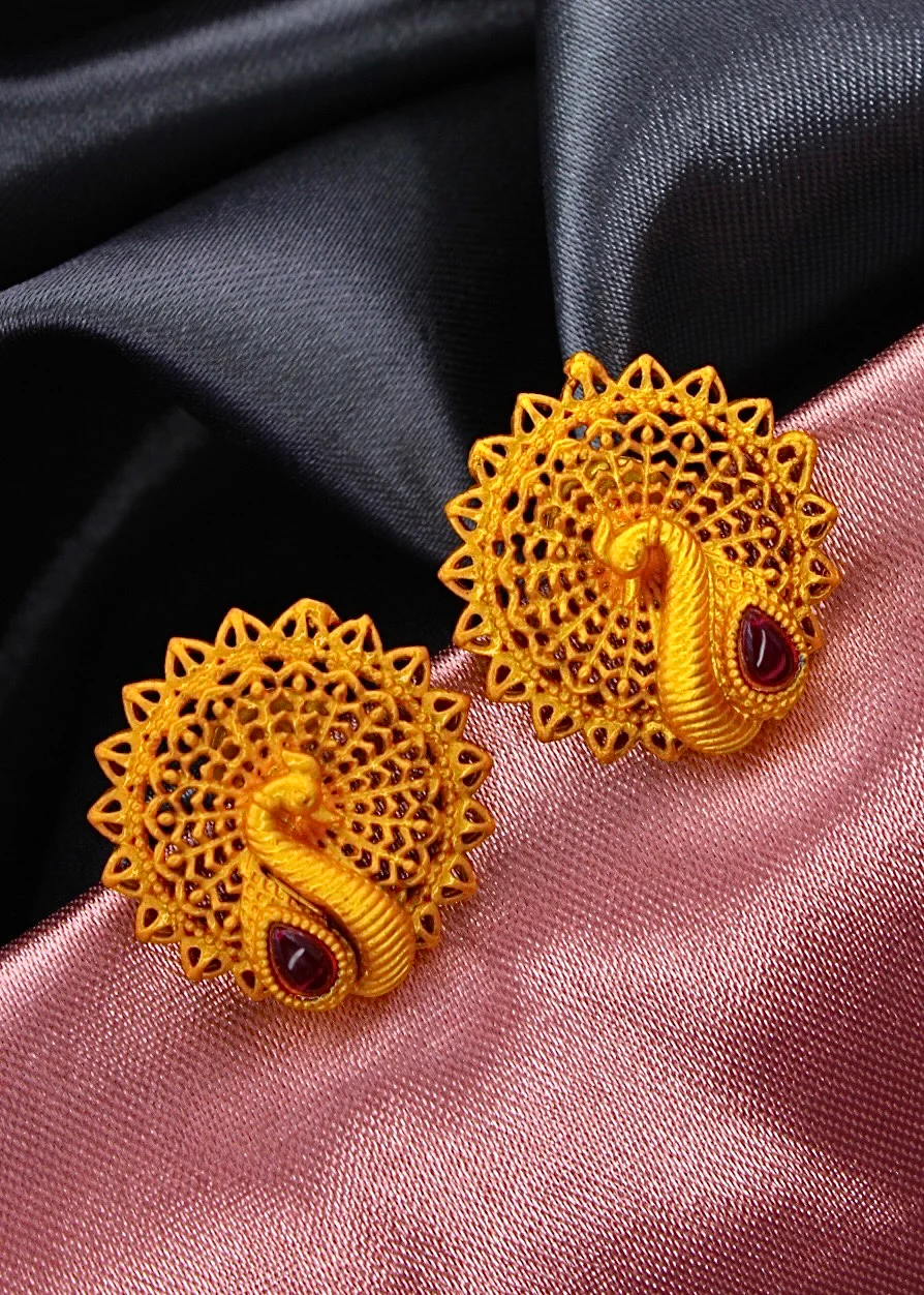 STYLISH PEACOCK STUDS - Image 2