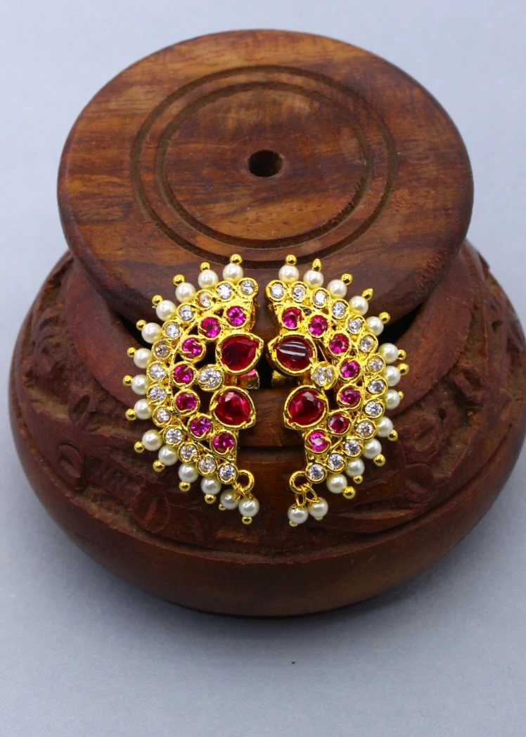 GOLD FINISH MOTI TOPS - Image 3
