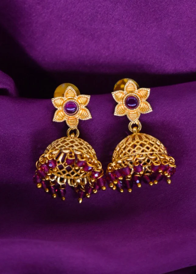 FLORAL JHUMKI - Image 3