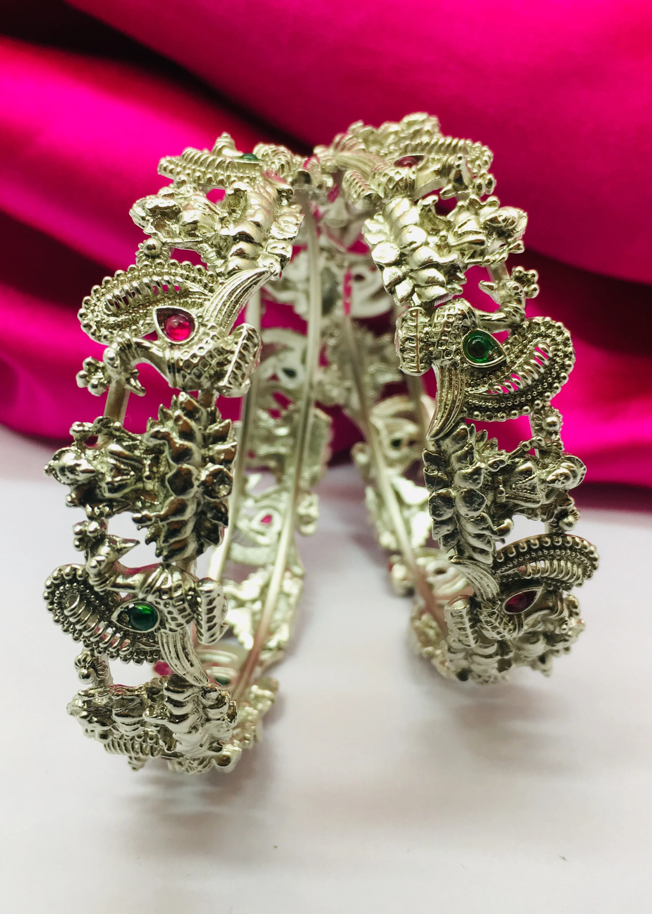 GODDESS LAXMI WITH PEACOCK BANGLES - Image 10