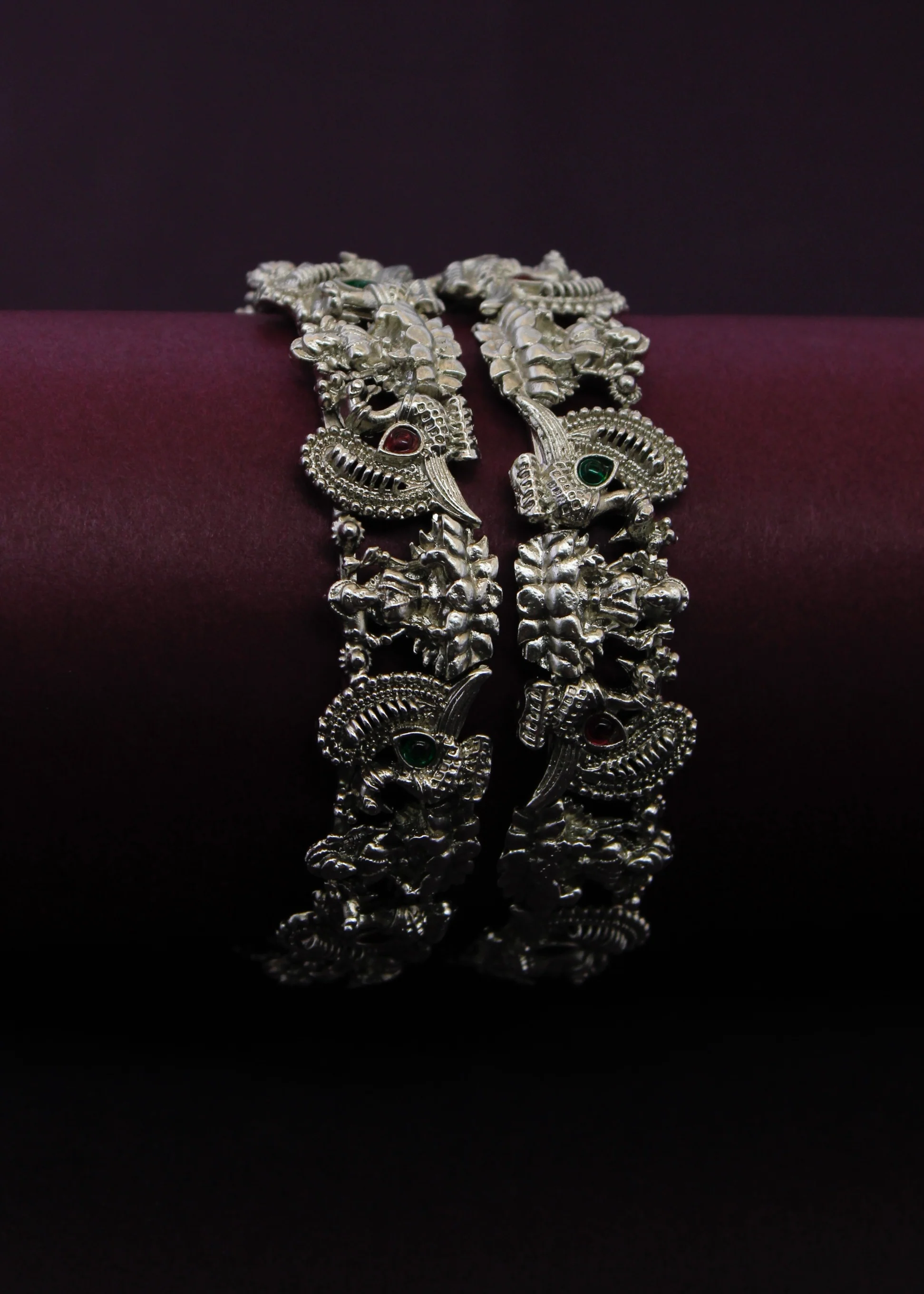 GODDESS LAXMI WITH PEACOCK BANGLES - Image 6