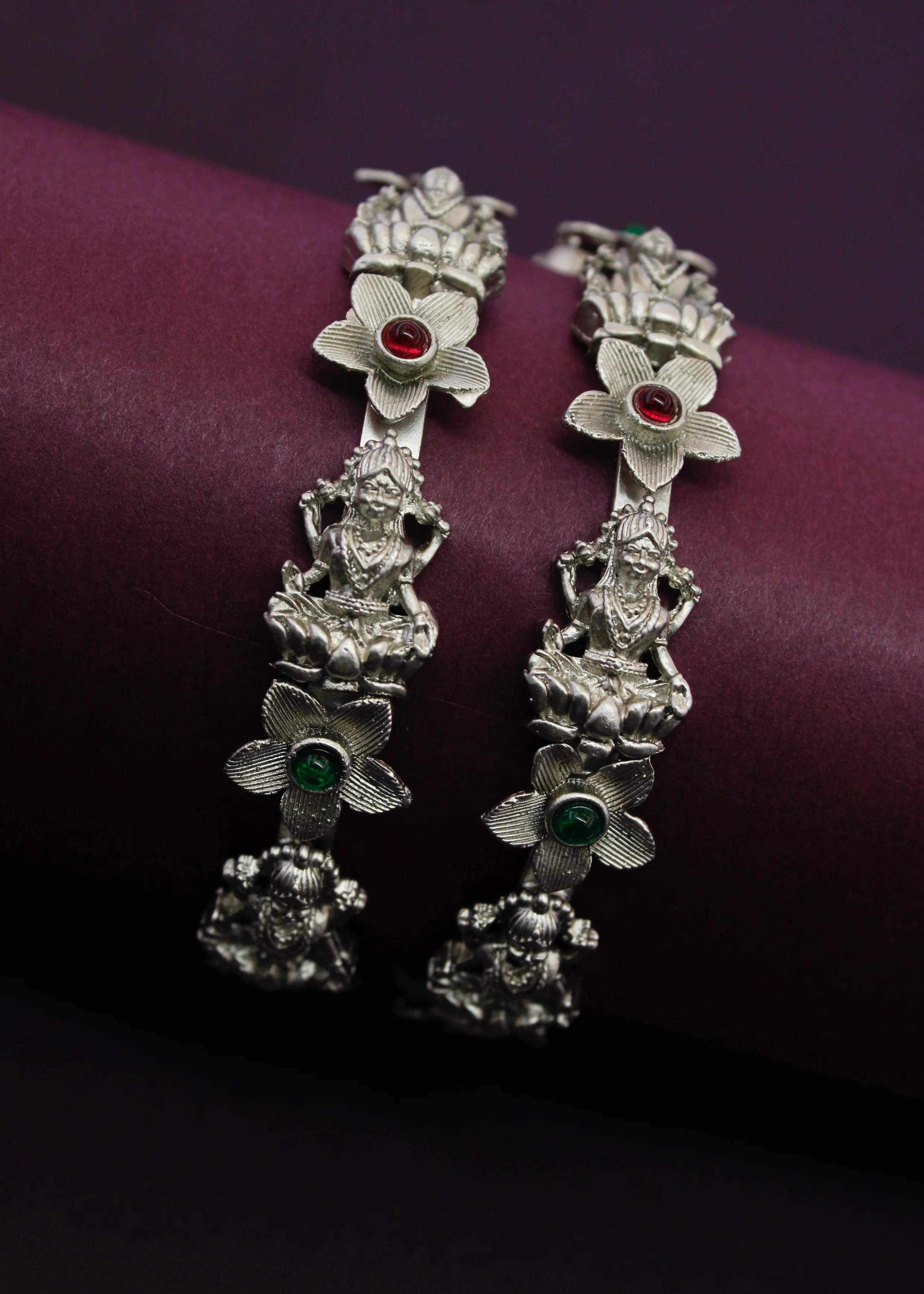 FLORAL WITH LAXMI DESIGNER BANGLES - Image 3
