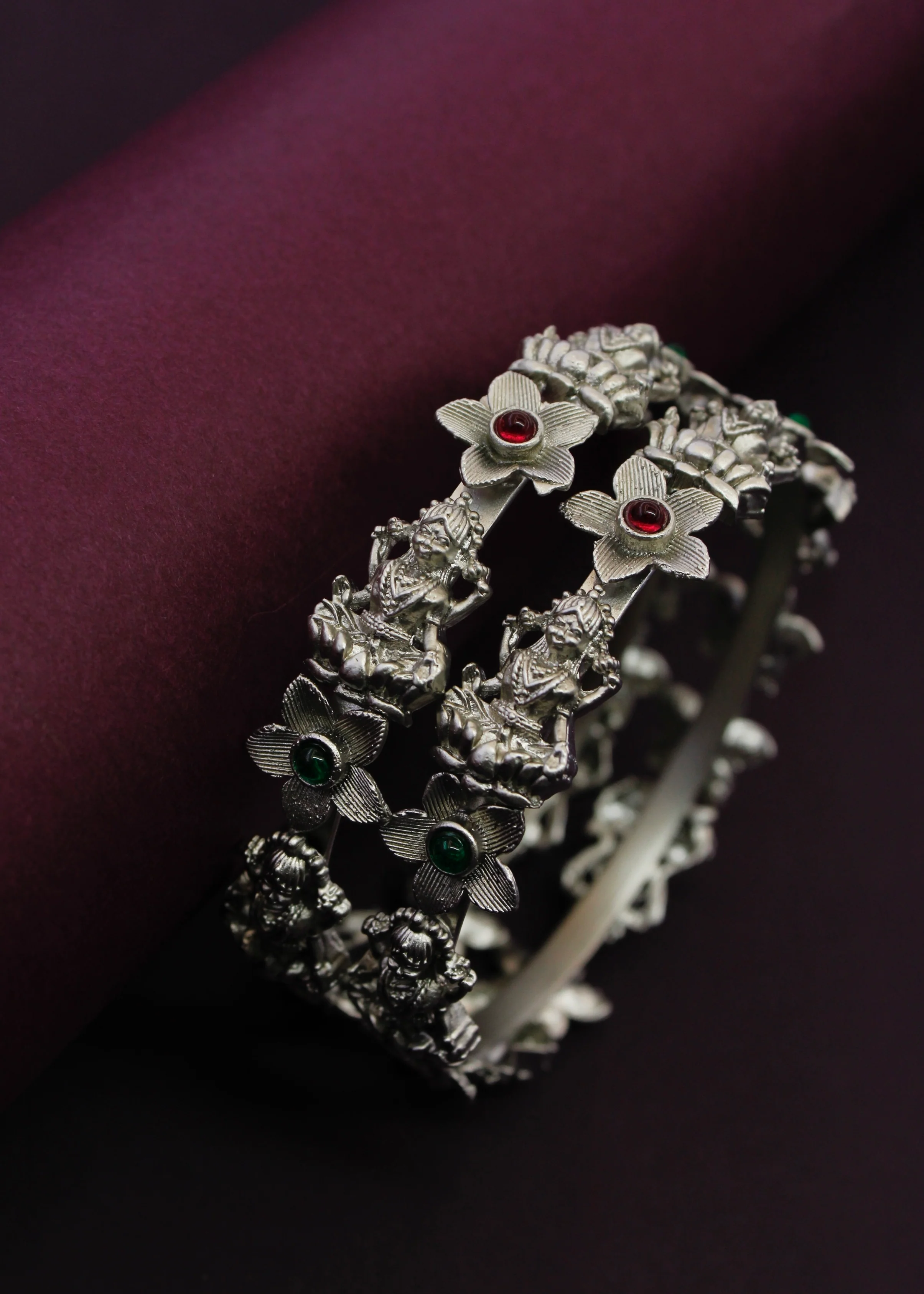 FLORAL WITH LAXMI DESIGNER BANGLES - Image 4