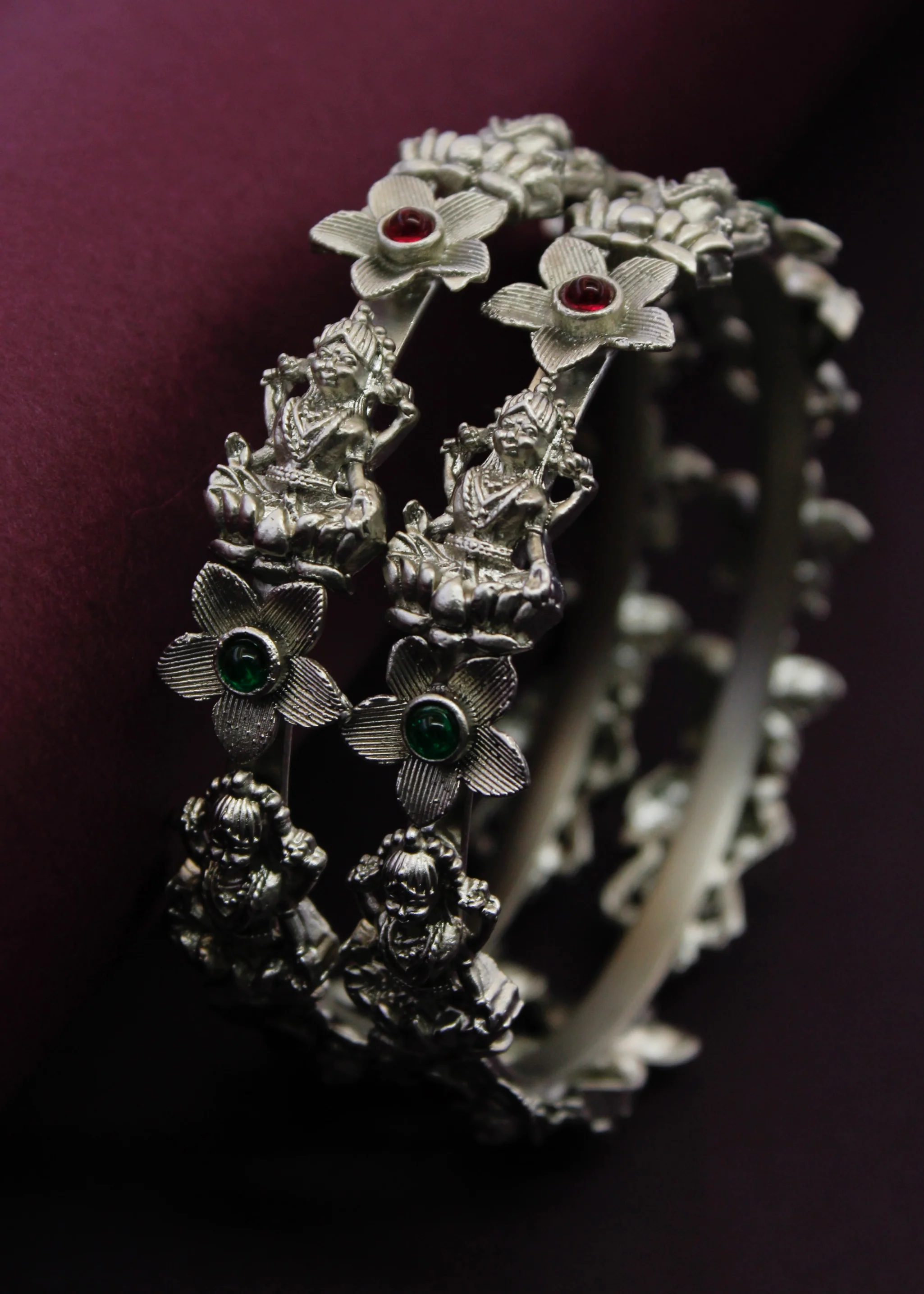 FLORAL WITH LAXMI DESIGNER BANGLES - Image 5