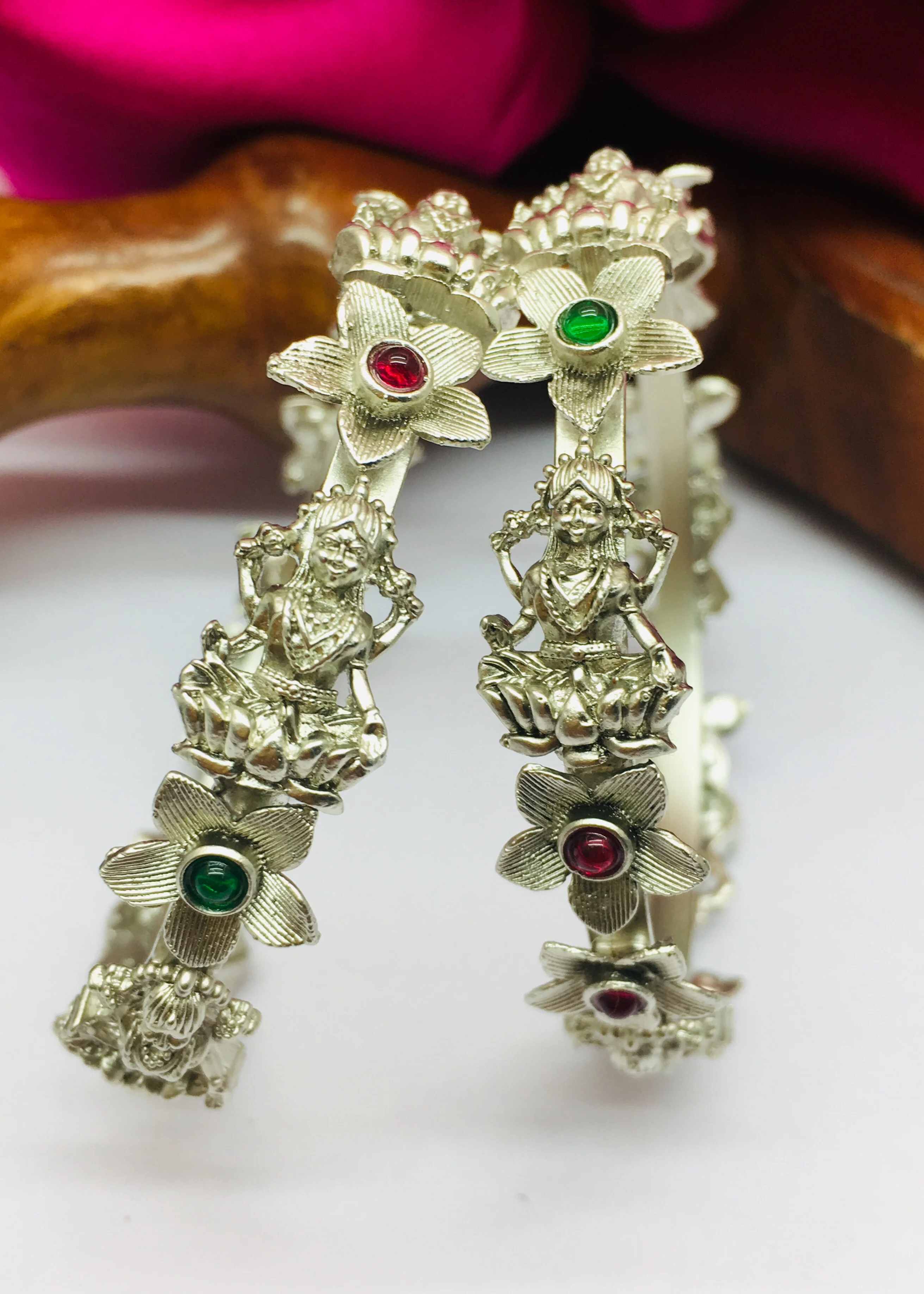 FLORAL WITH LAXMI DESIGNER BANGLES - Image 7