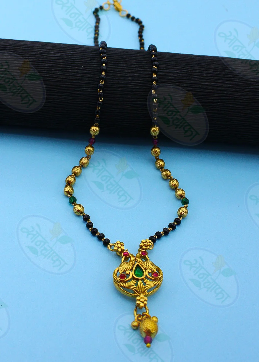 MAJESTIC PEAFOWL DESIGNER MANGALSUTRA - Image 3