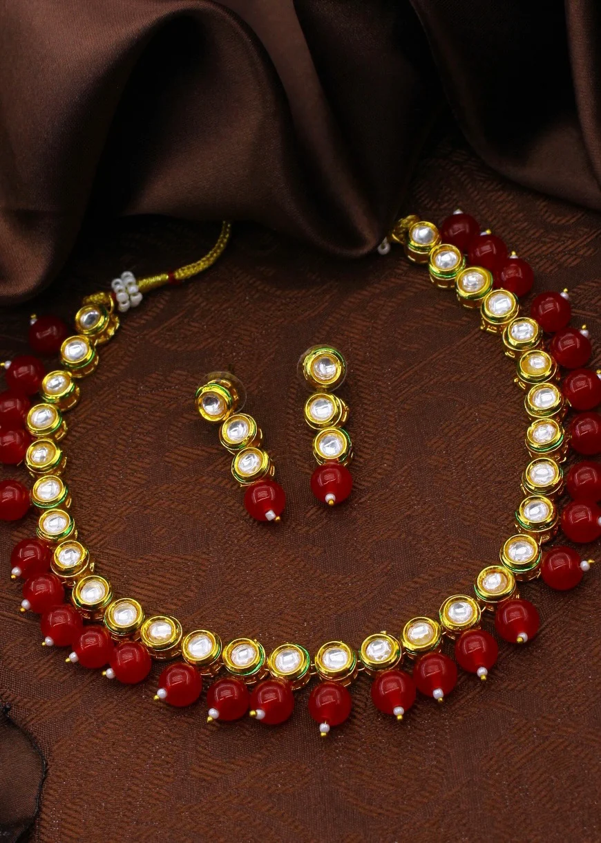 FANCY KUNDAN NECKLACE - Image 3
