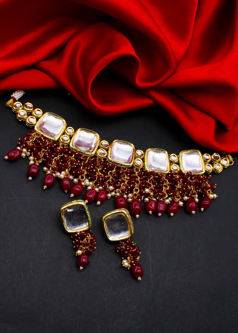 FASHIONABLE KUNDAN CHOKER - Image 3