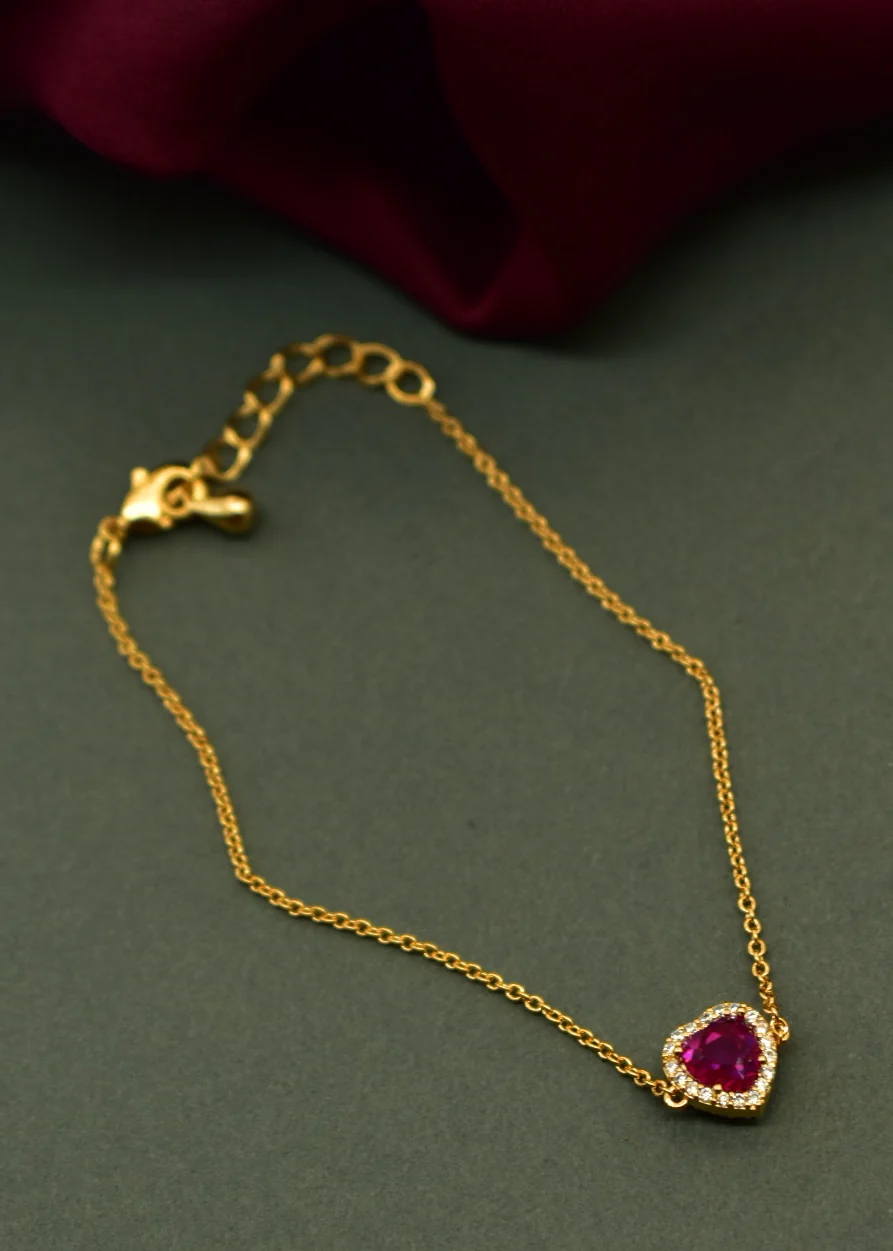 HEART SHAPE DIA BRACELET - Image 3