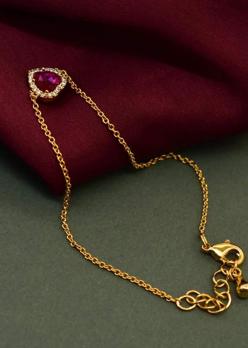 HEART SHAPE DIA BRACELET - Image 4