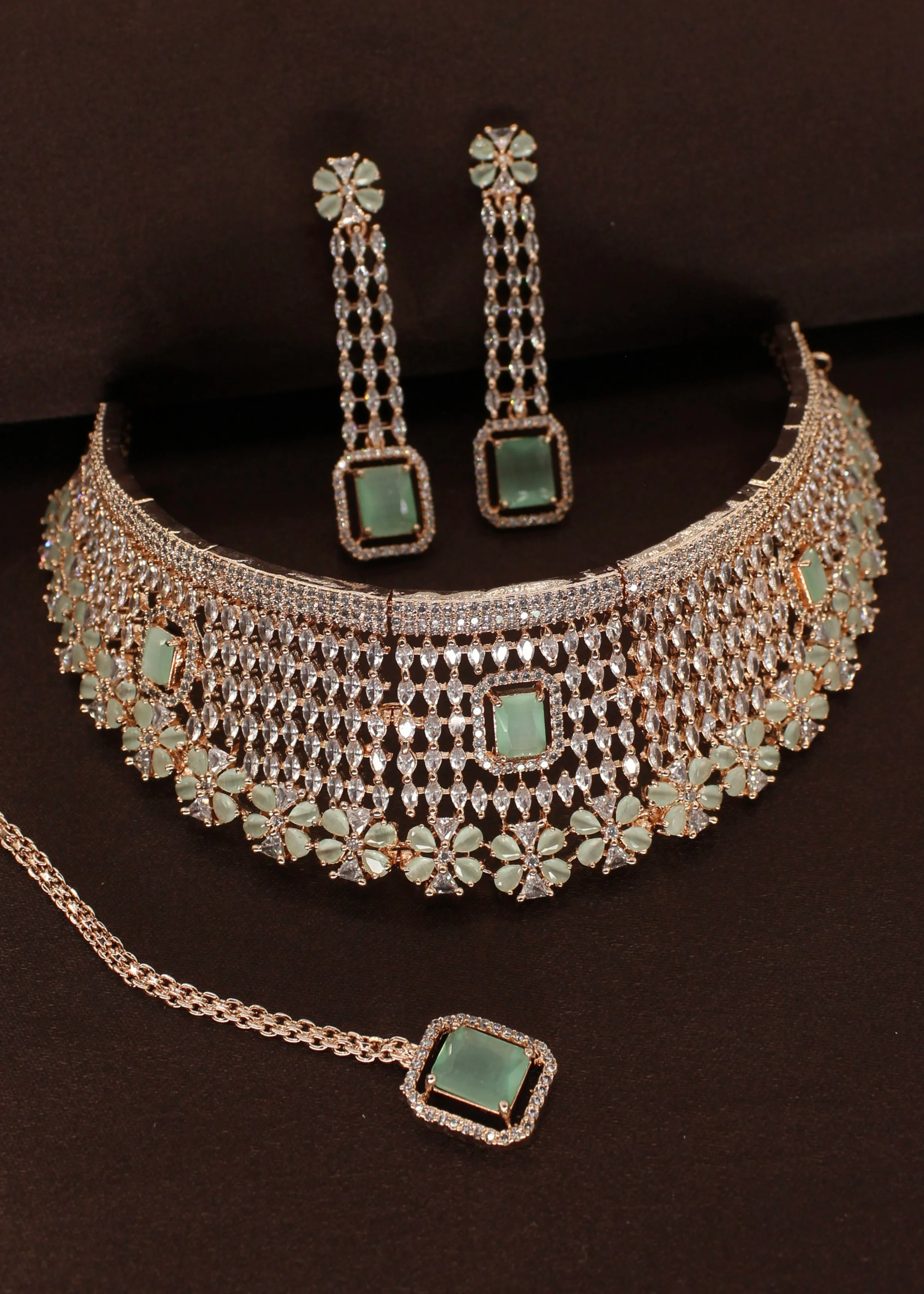 MASSIVE DIA BRIDAL NECKLACE