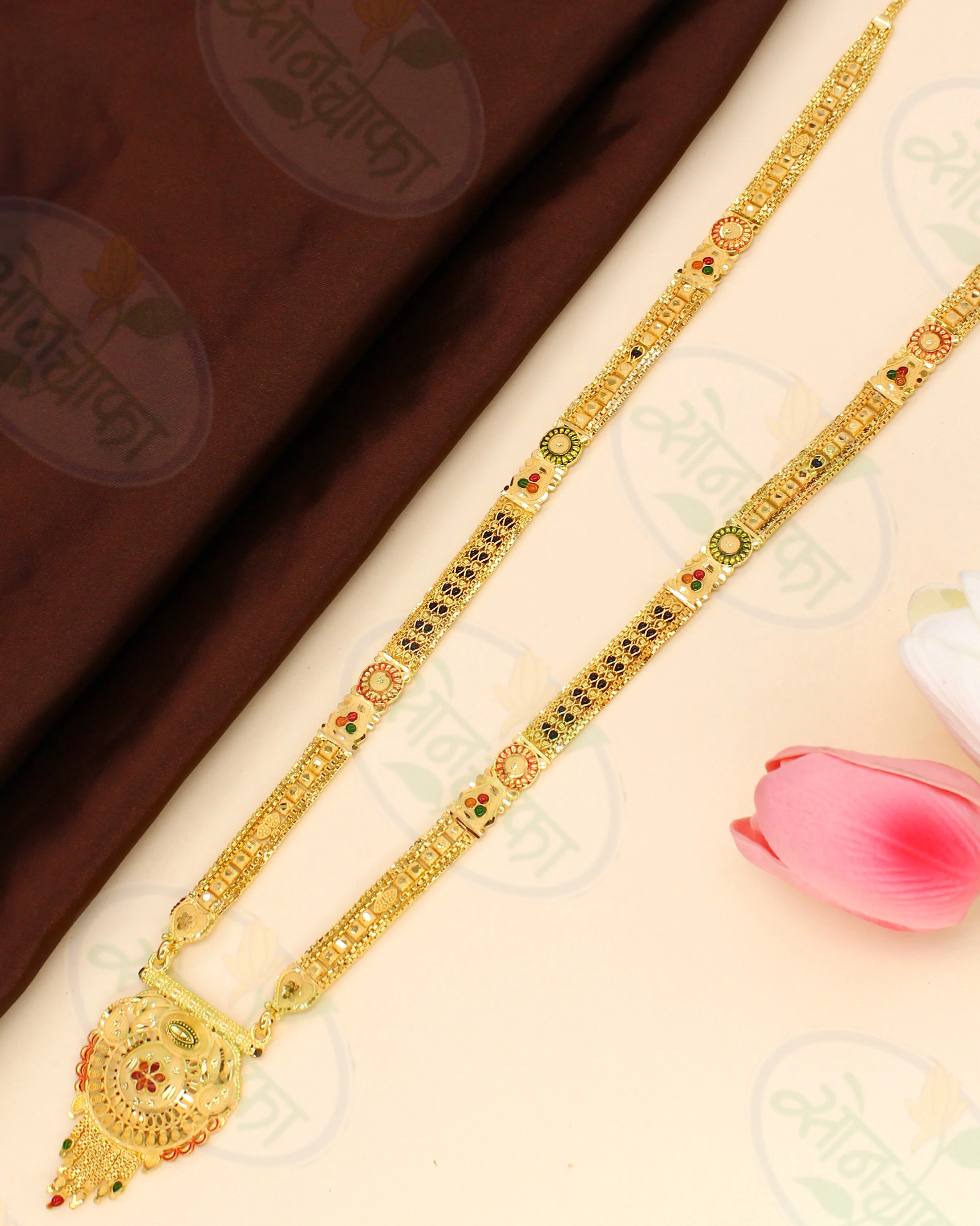 TRENDY BLACK BEADS DESIGNER MANGALSUTRA