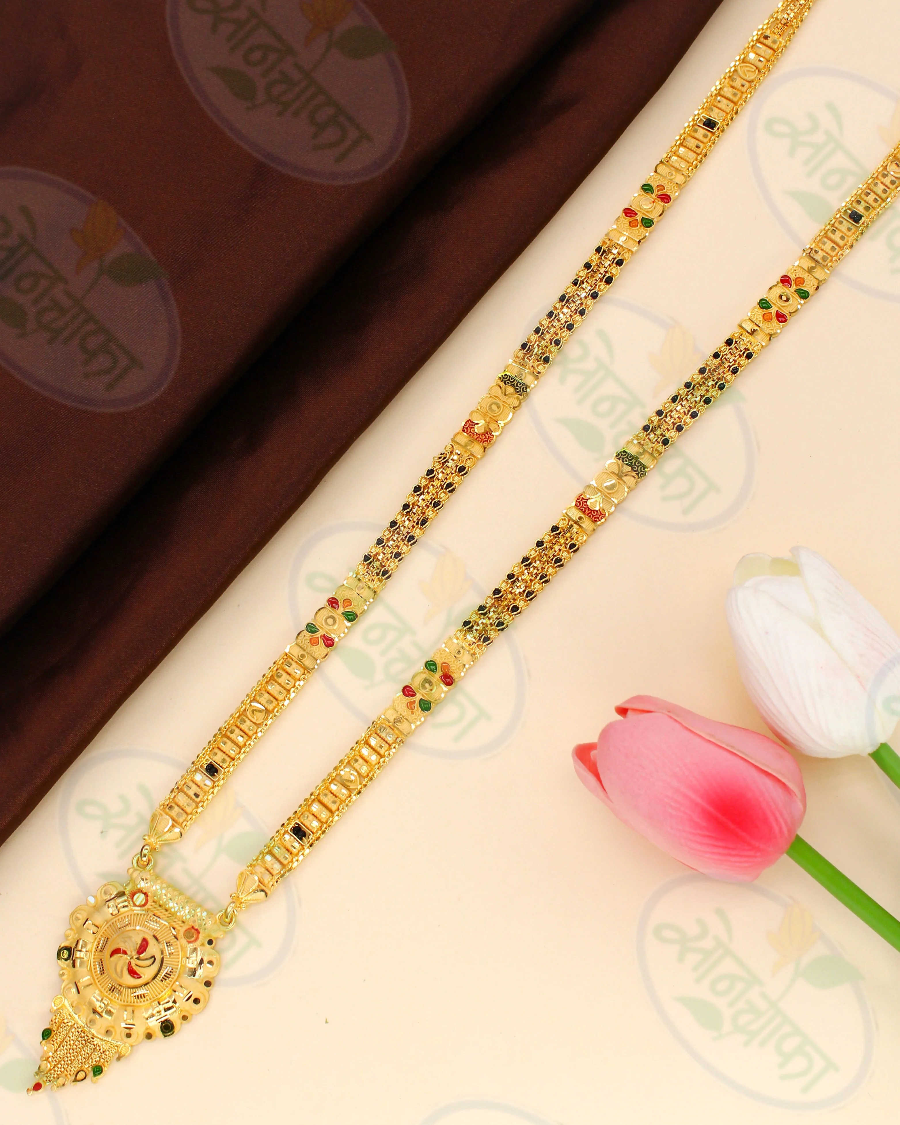 PRETTY GOLD PLATED MANGALSUTRA