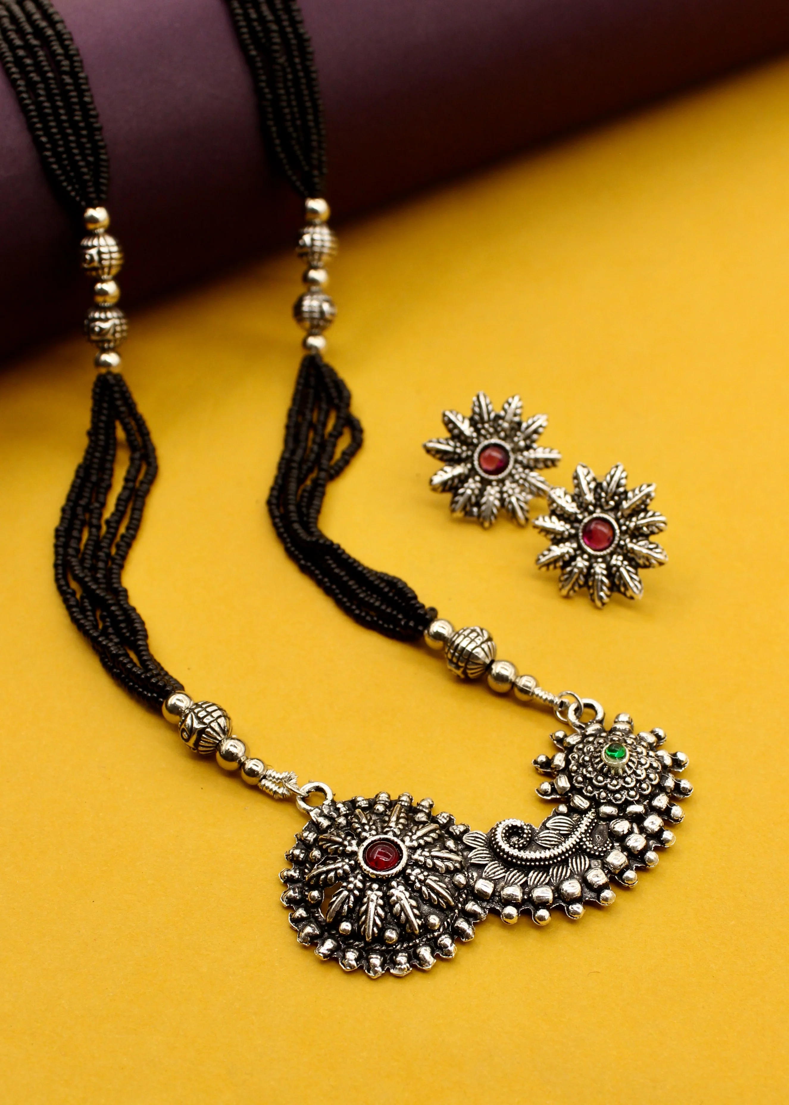 ECLECTIC OXIDISED MANGALSUTRA - Image 3