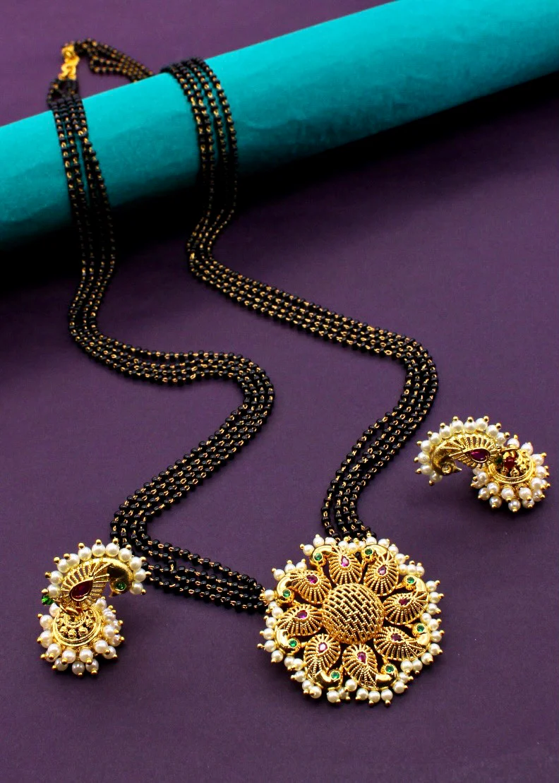 UNIQUE DESIGNER PENDANT MANGALSUTRA - Image 5
