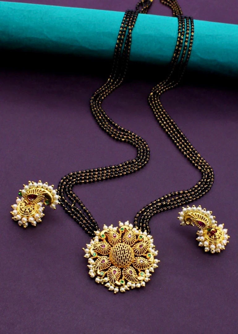 UNIQUE DESIGNER PENDANT MANGALSUTRA - Image 6