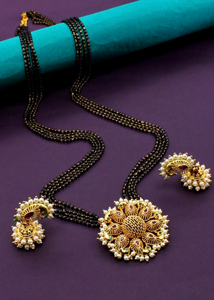 UNIQUE DESIGNER PENDANT MANGALSUTRA - Image 7