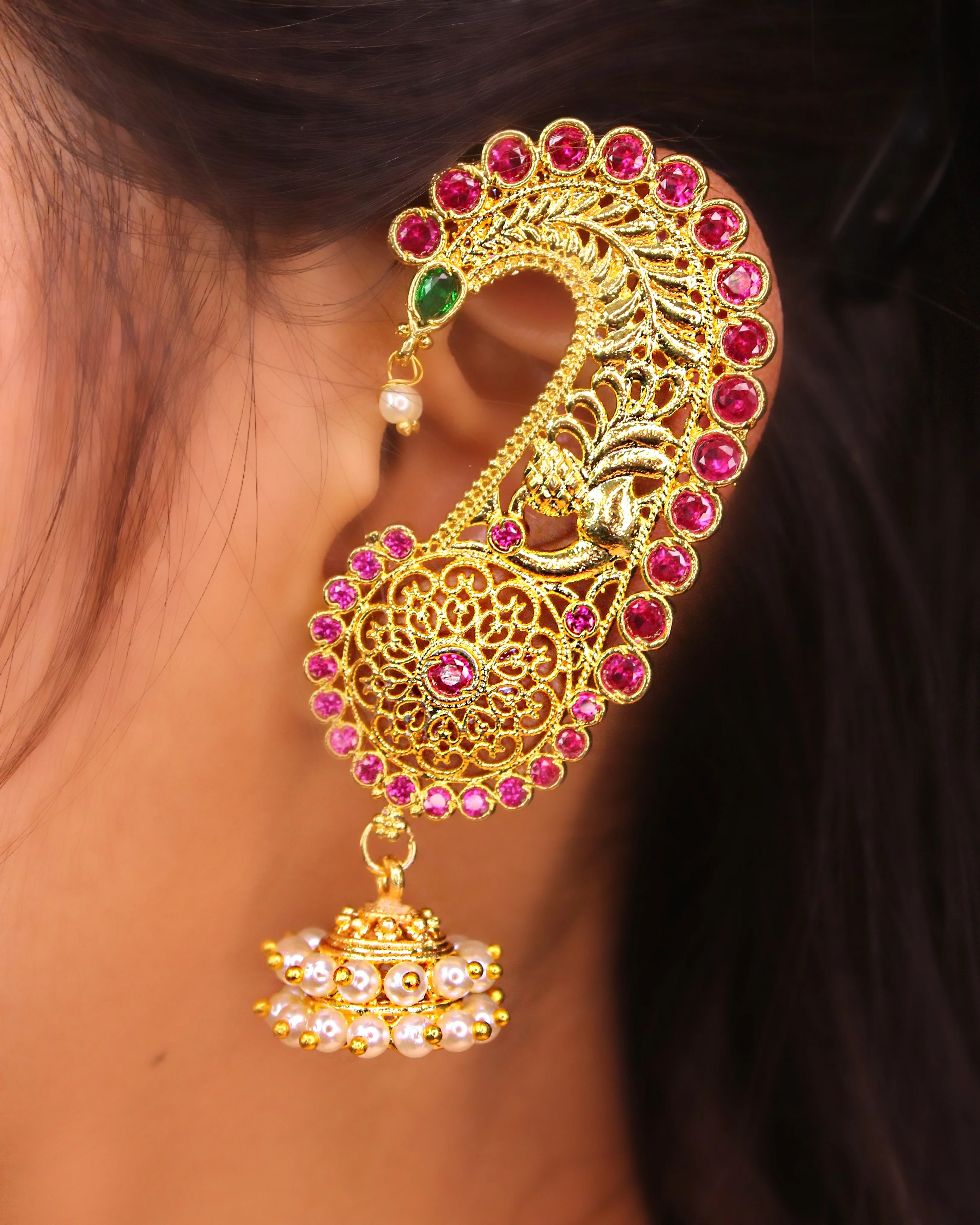 ALLURING PAISLEY EAR-CUFFS - Image 2