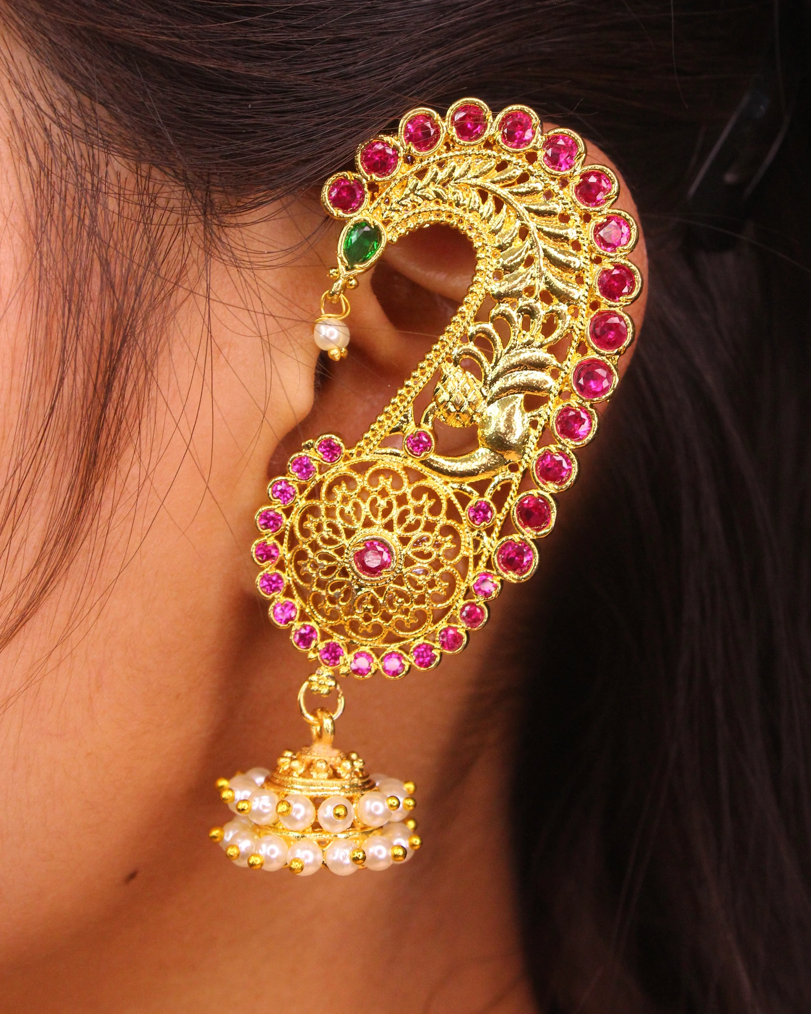 ALLURING PAISLEY EAR-CUFFS - Image 3