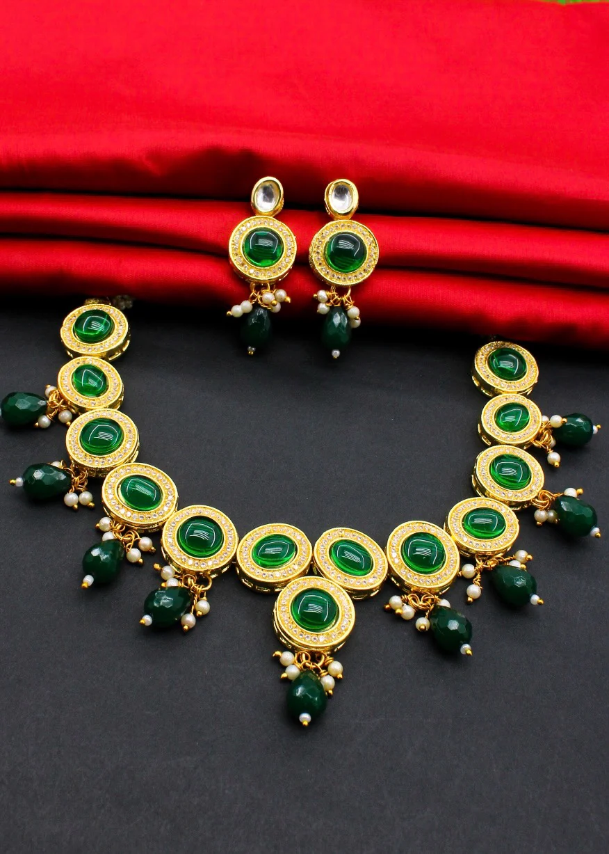 MULTI COLOUR STONE NECKLACE - Image 2