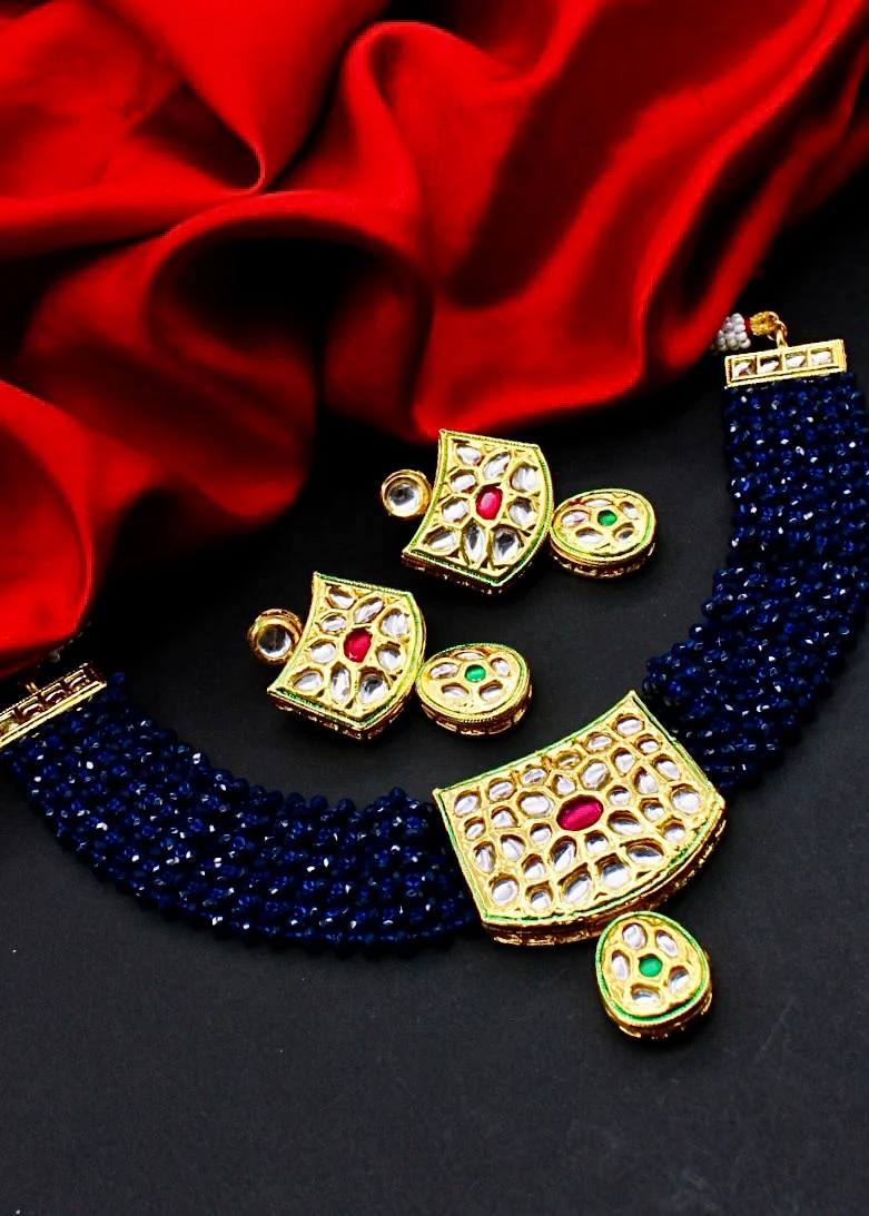 STYLISH KUNDAN NECKLACE - Image 6