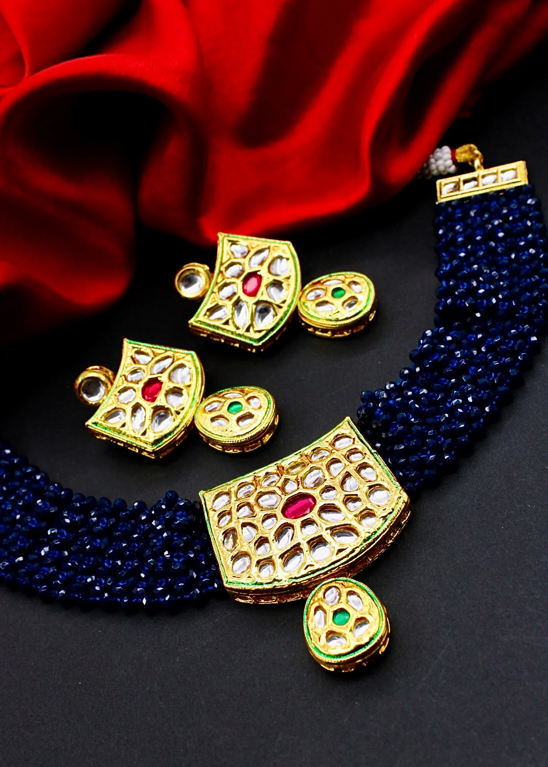 STYLISH KUNDAN NECKLACE - Image 7