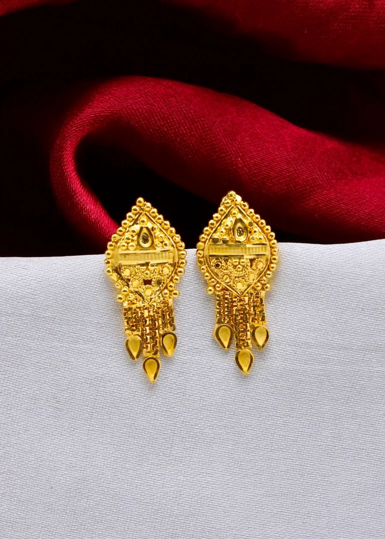 LEAF DESIGNER EARRINGS - Image 3