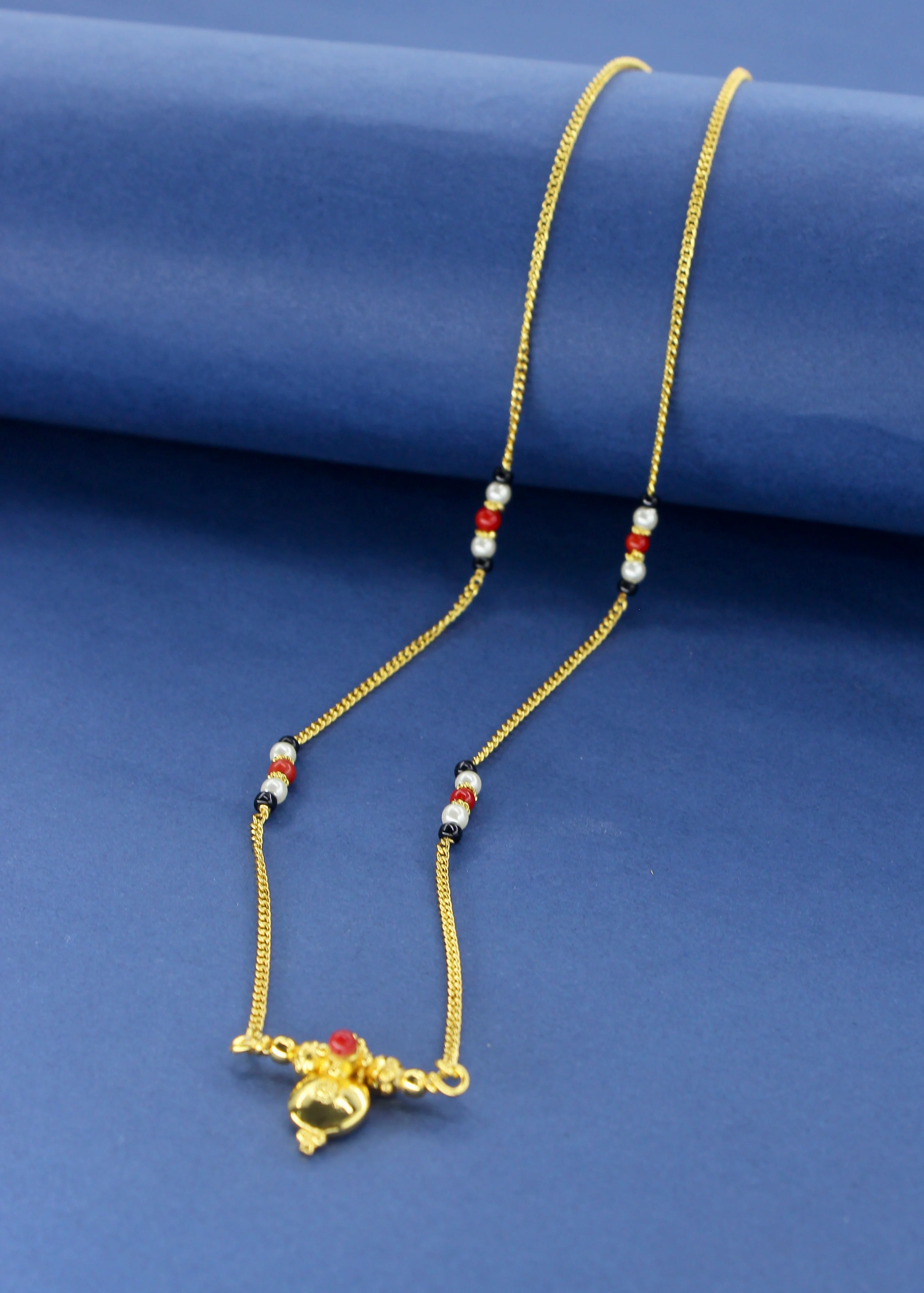 MARRON BEADS WAATI MANGALSUTRA - Image 4