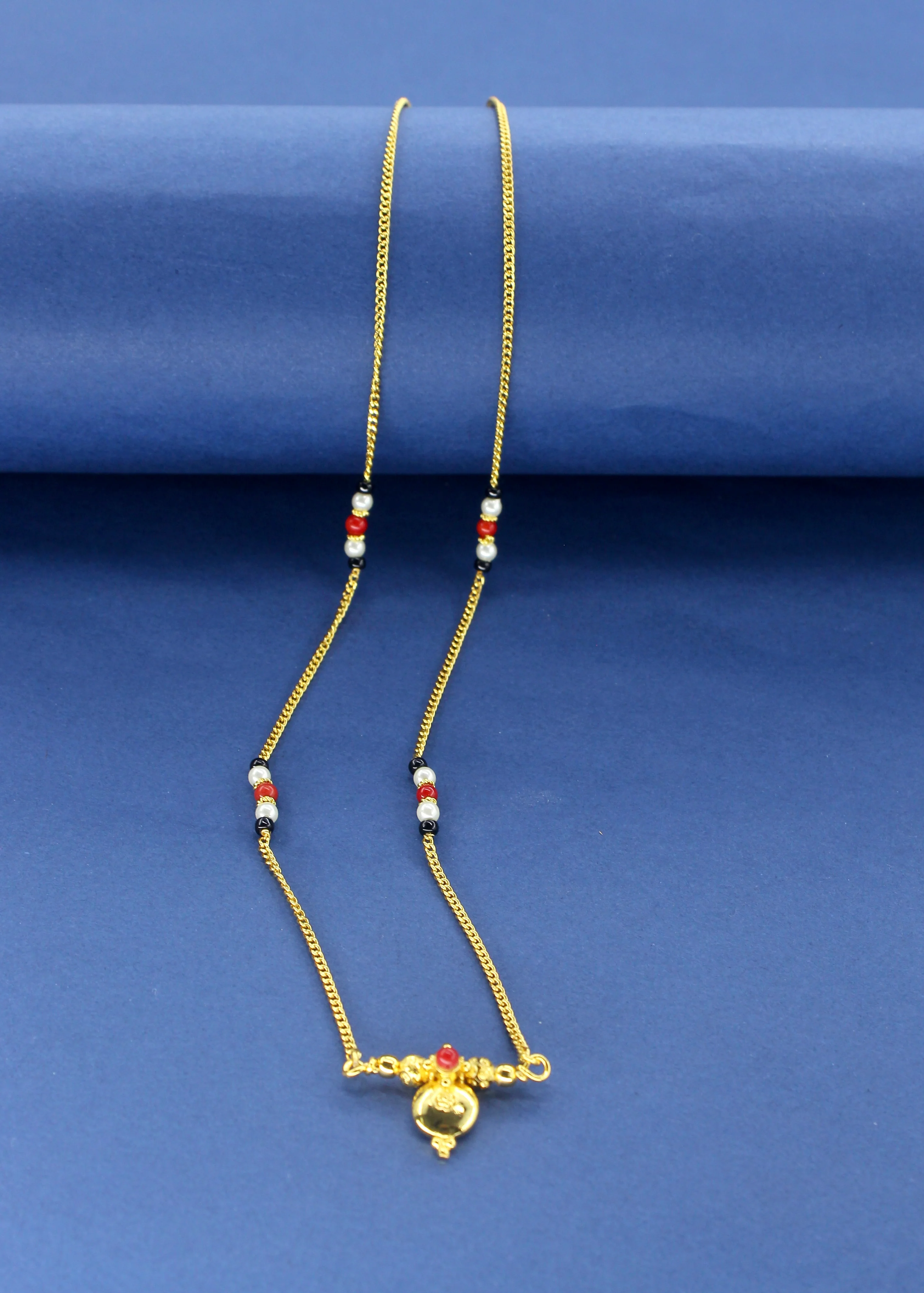 MARRON BEADS WAATI MANGALSUTRA - Image 5