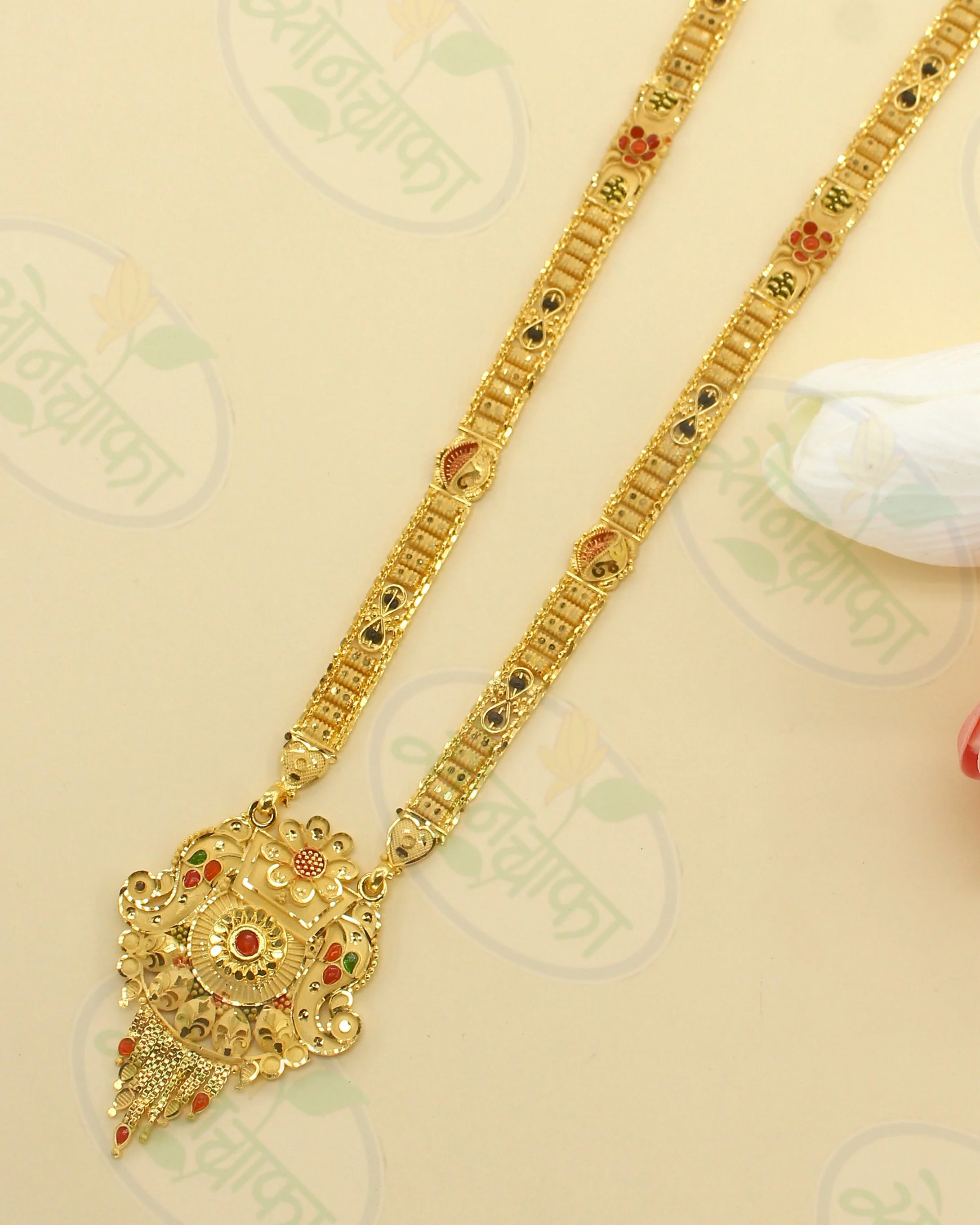 UNIQUELY DESIGNED GOLD PLATED MANGALSUTRA - Image 2