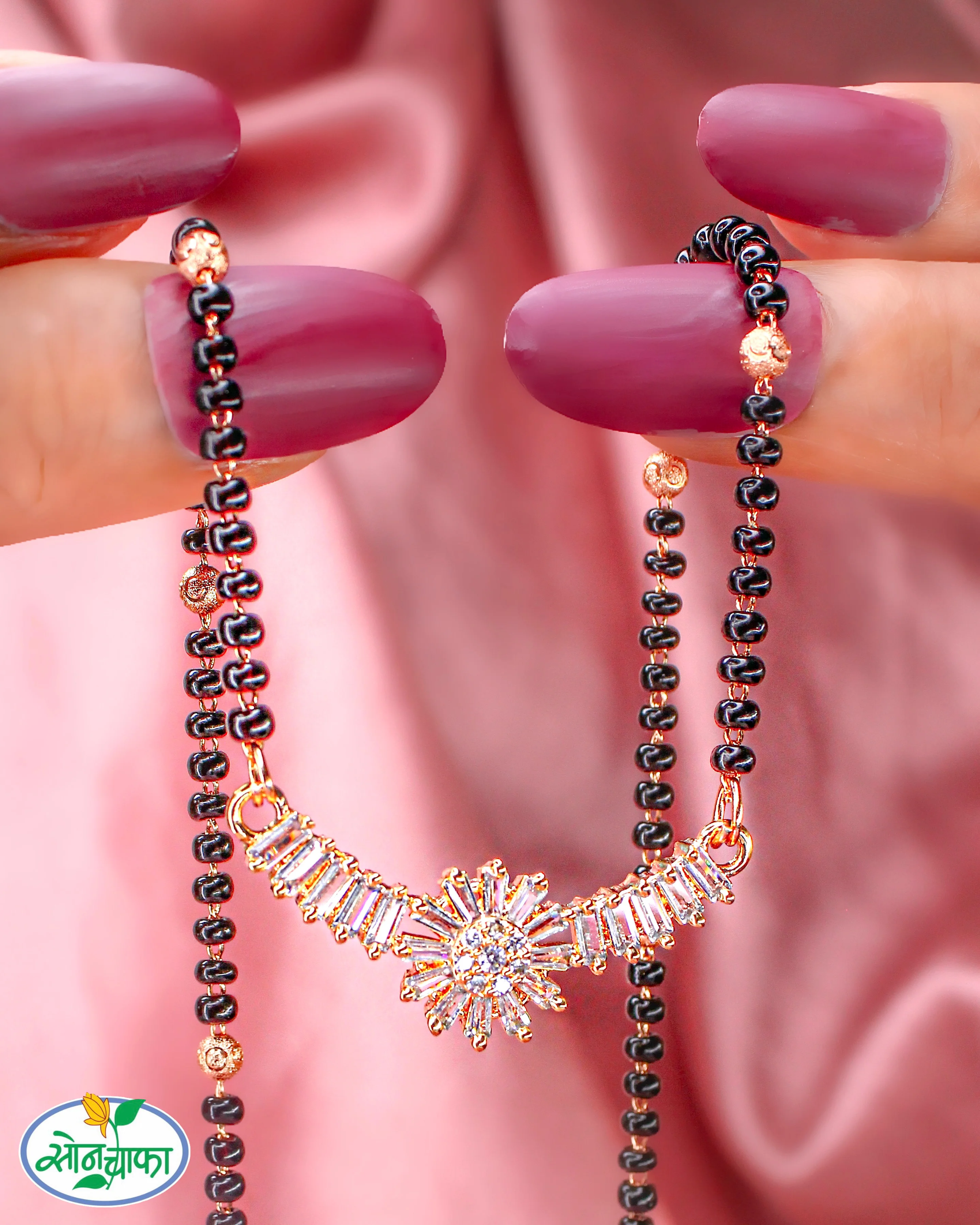 DAINTY ELEGANCE DIAMOND MANGALSUTRA - Image 2