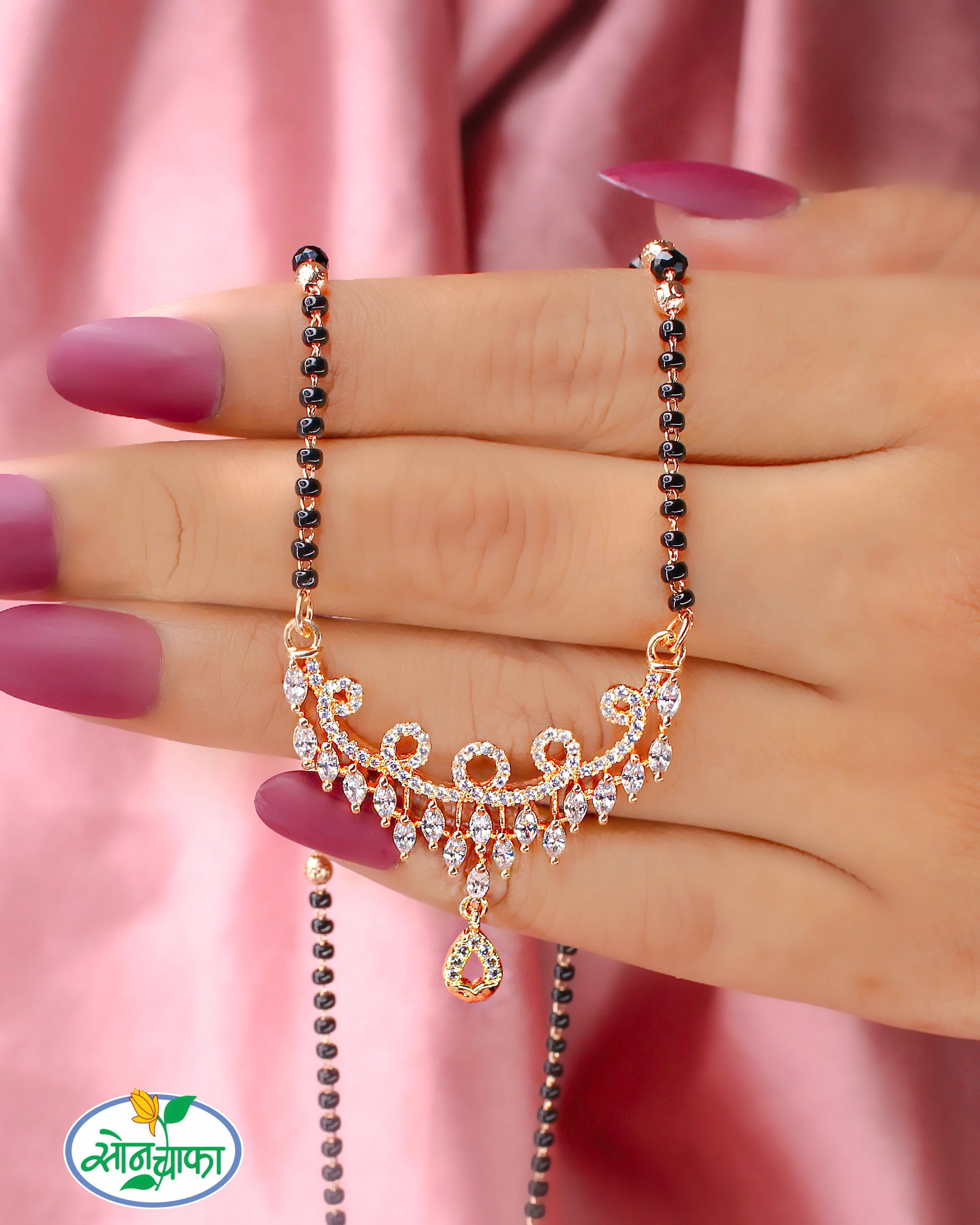SIMPLY LUMINOUS DIAMOND MANGALSUTRA - Image 2