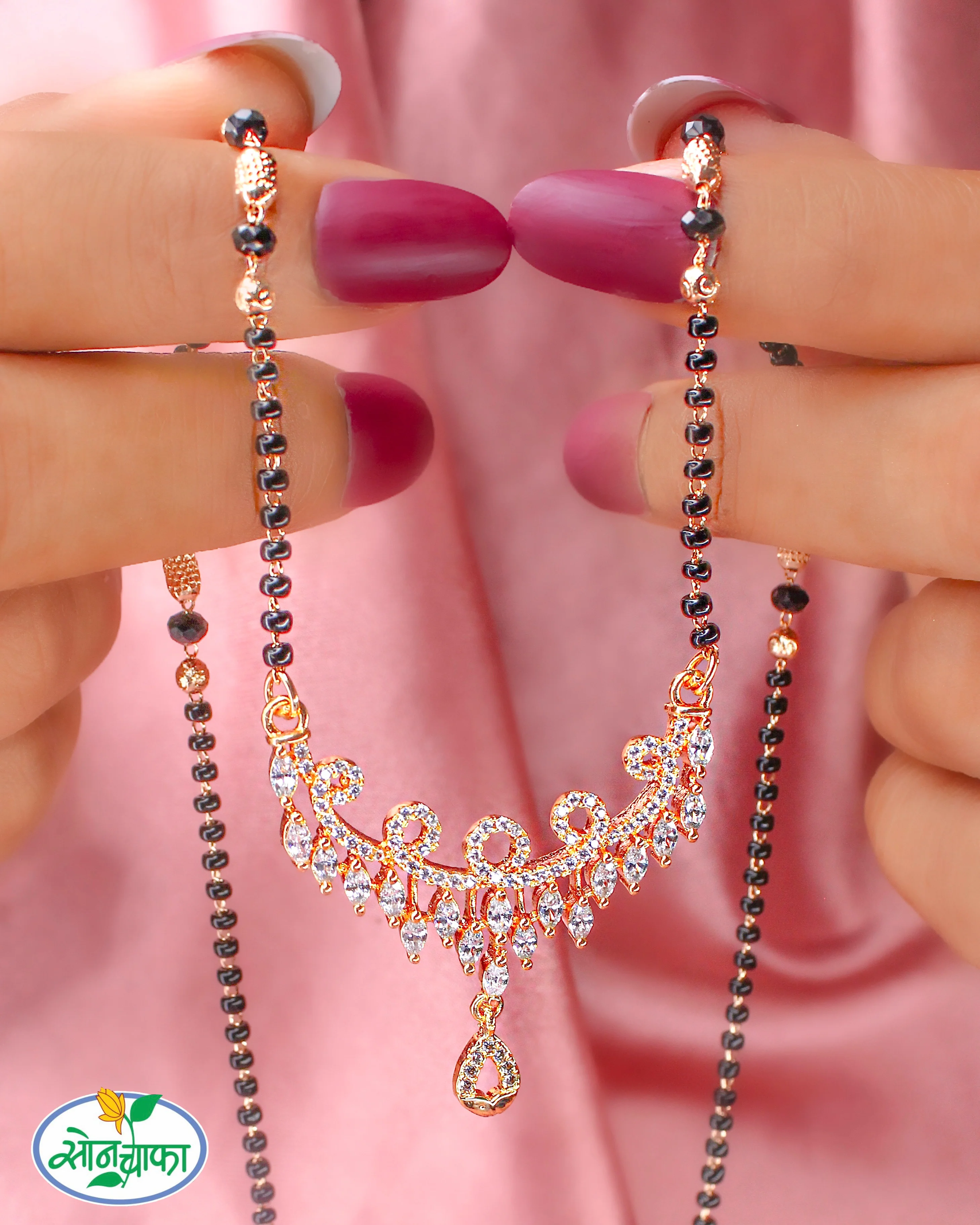 SIMPLY LUMINOUS DIAMOND MANGALSUTRA - Image 4