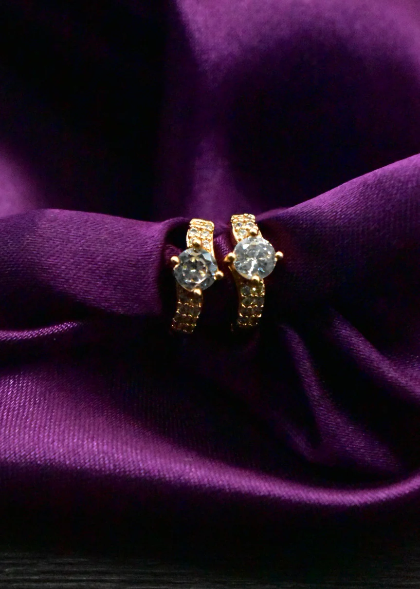 CHARMING DIA EAR STUDS - Image 4