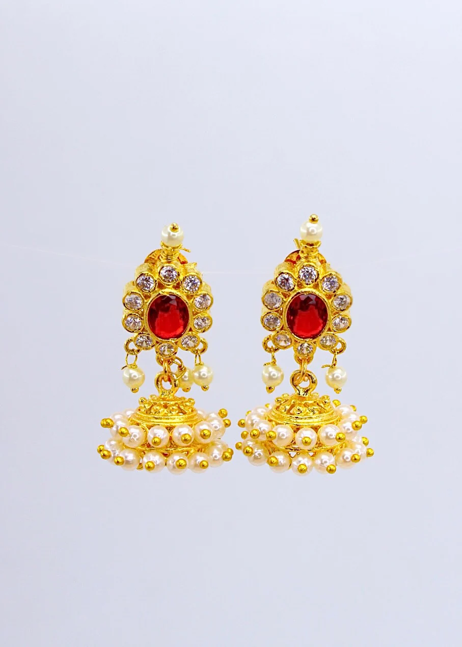 PREETY MOTI JHUMKI EARRINGS
