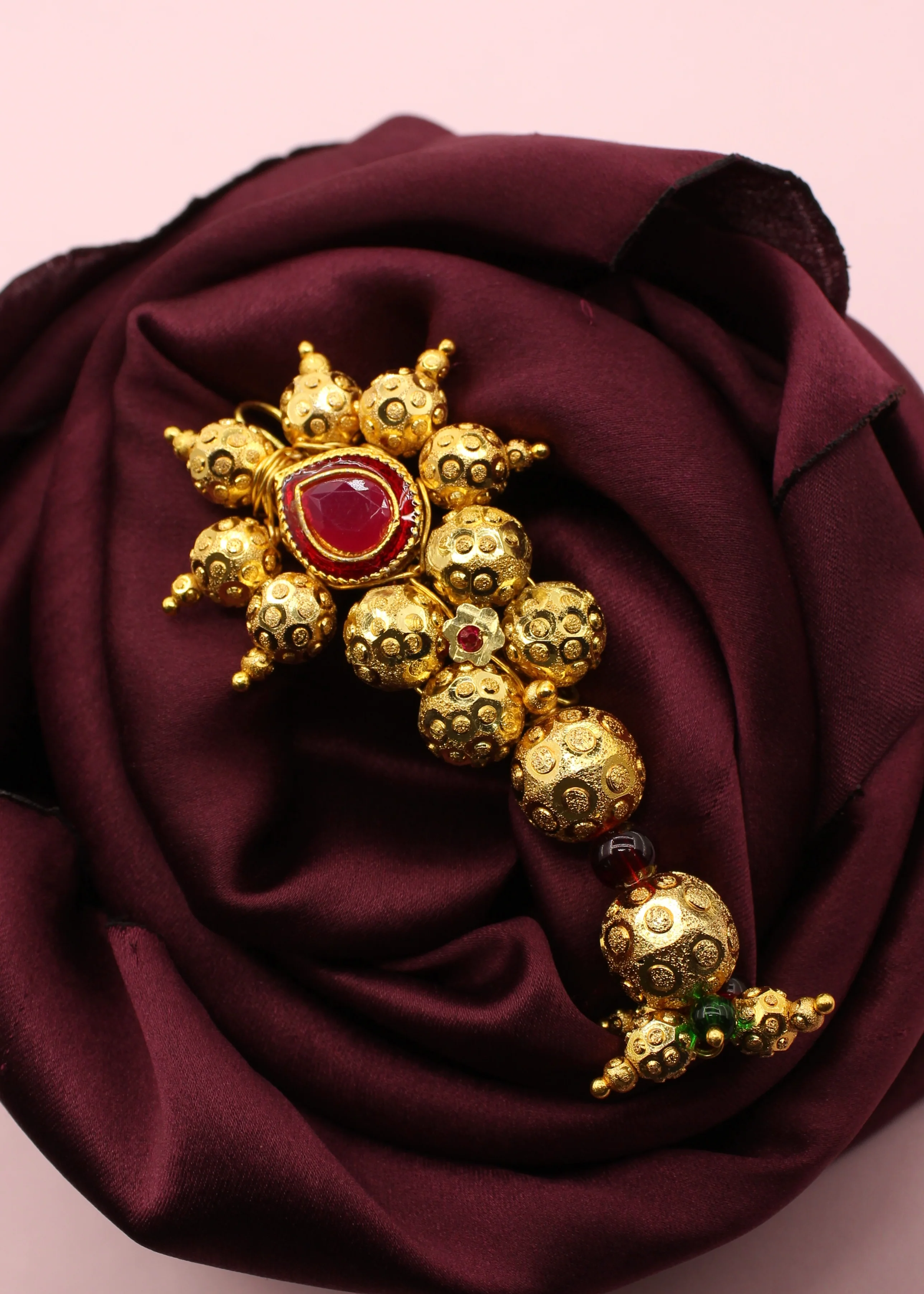 ANTIQUE SAREE BROOCH - Image 2