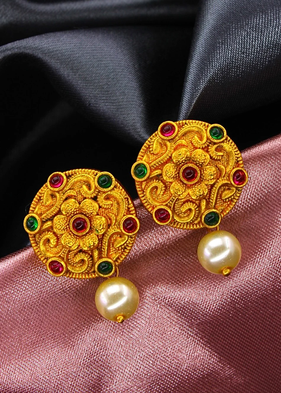 BLOSSOM MATTE EARRINGS - Image 3