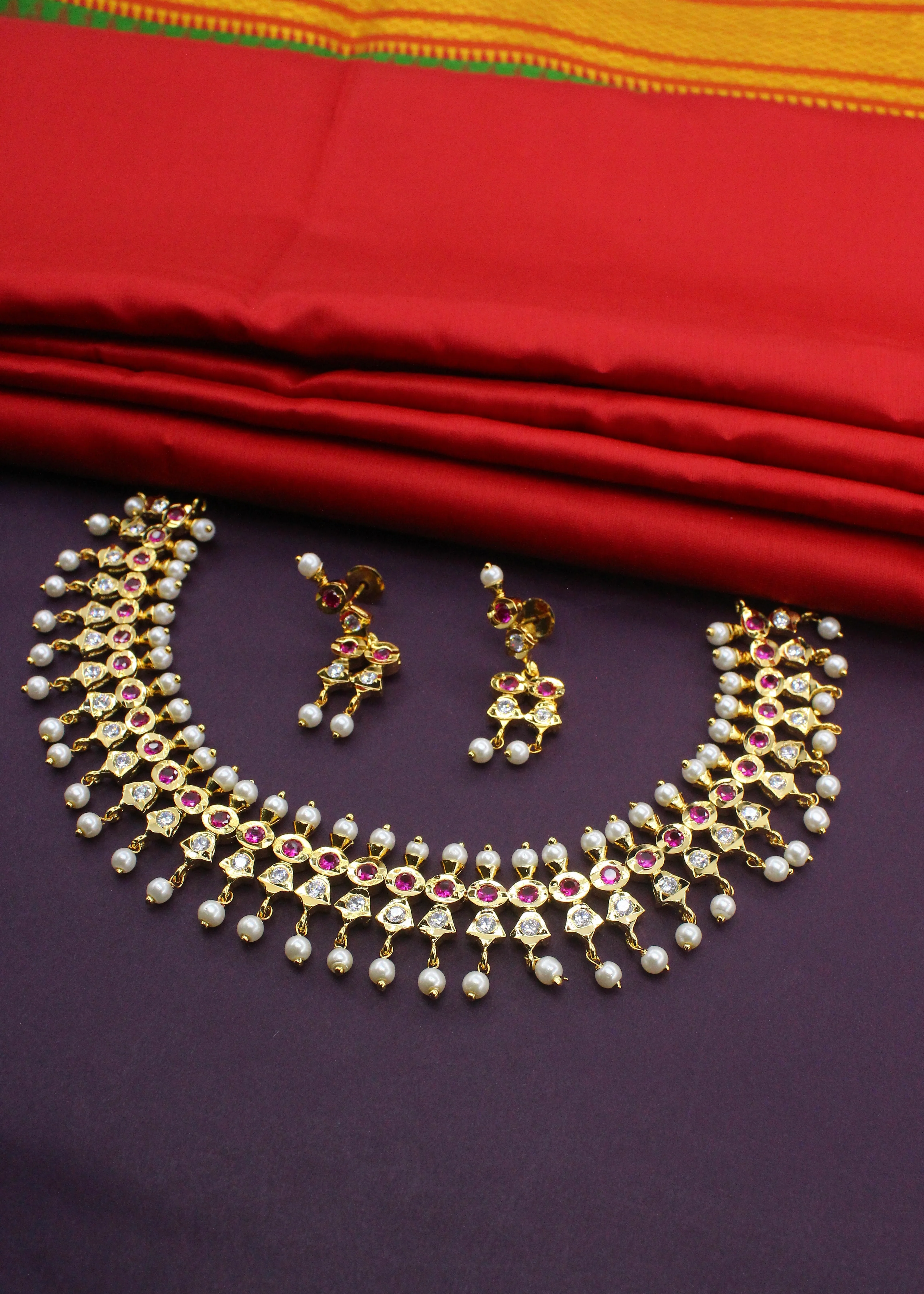 DESIGNER MOTI NECKLACE - Image 3