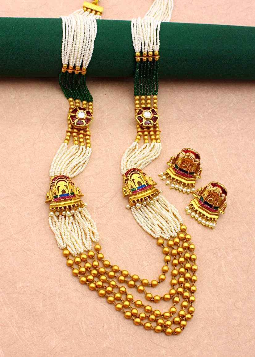 CLASSIC TEMPLE MOTI NECKLACE - Image 2