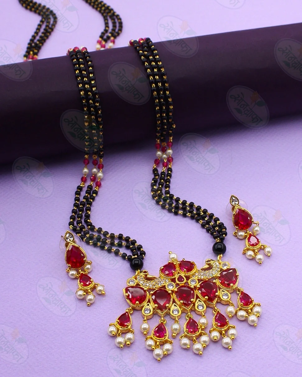PEACOCK WITH TANMANI MANGALSUTRA - Image 11