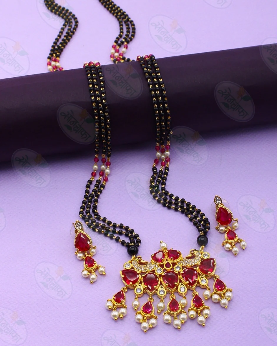 PEACOCK WITH TANMANI MANGALSUTRA - Image 12