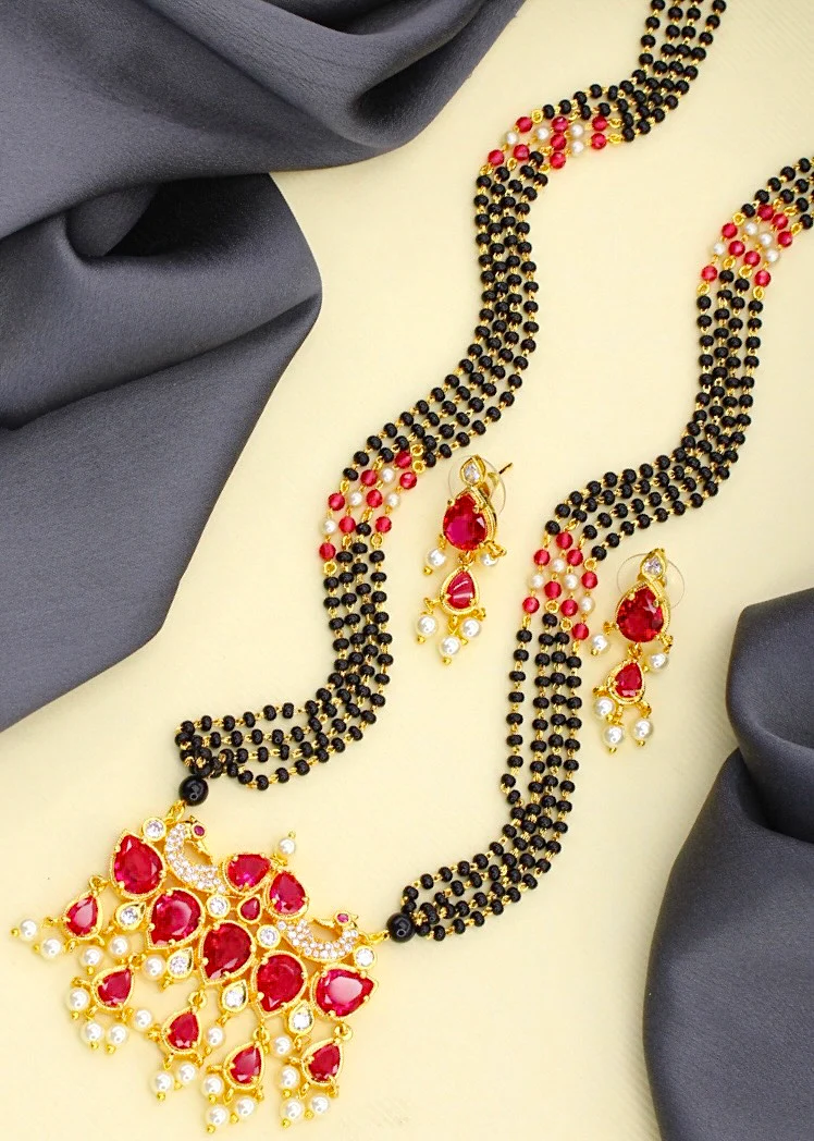 PEACOCK WITH TANMANI MANGALSUTRA - Image 5