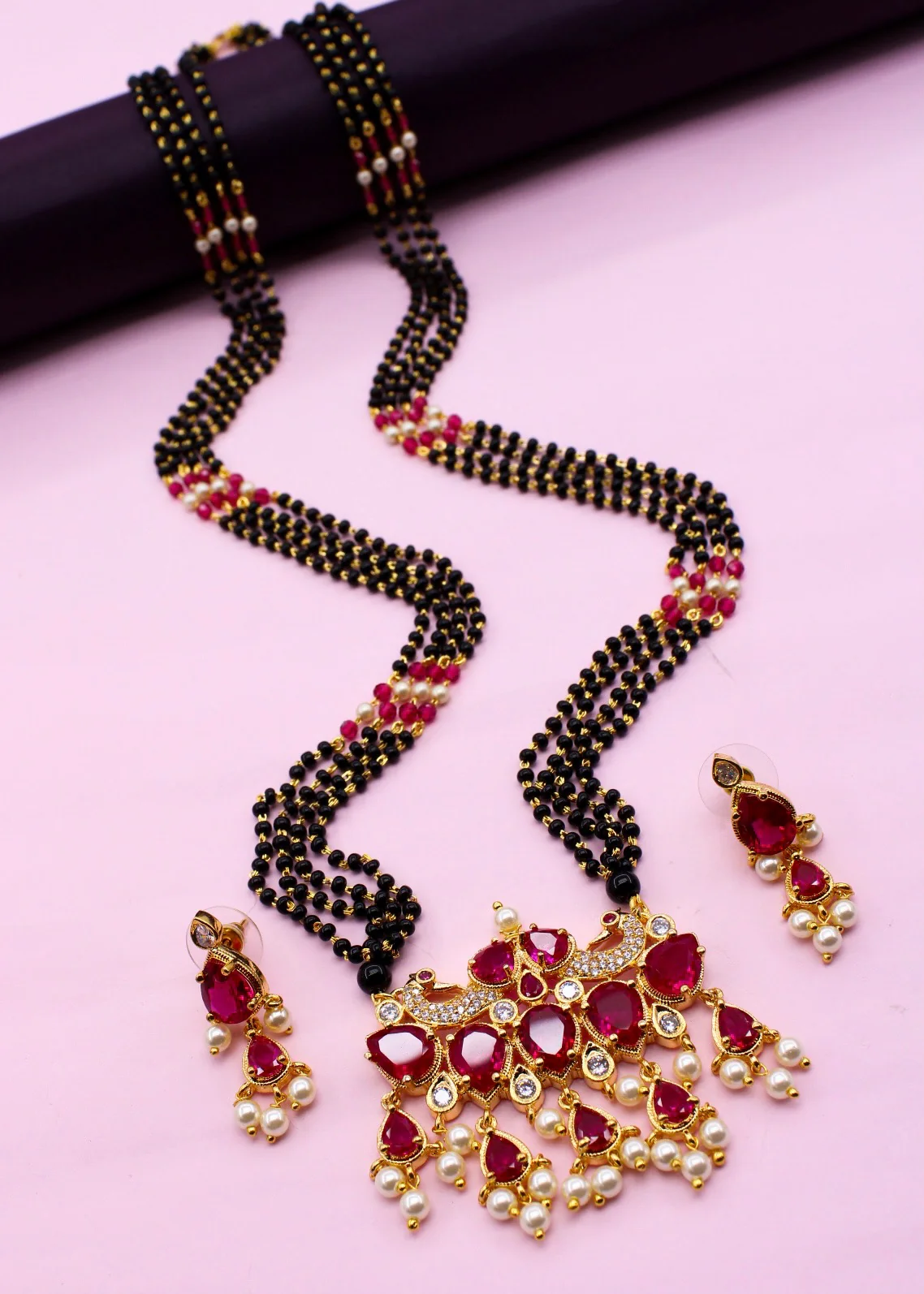 PEACOCK WITH TANMANI MANGALSUTRA - Image 7