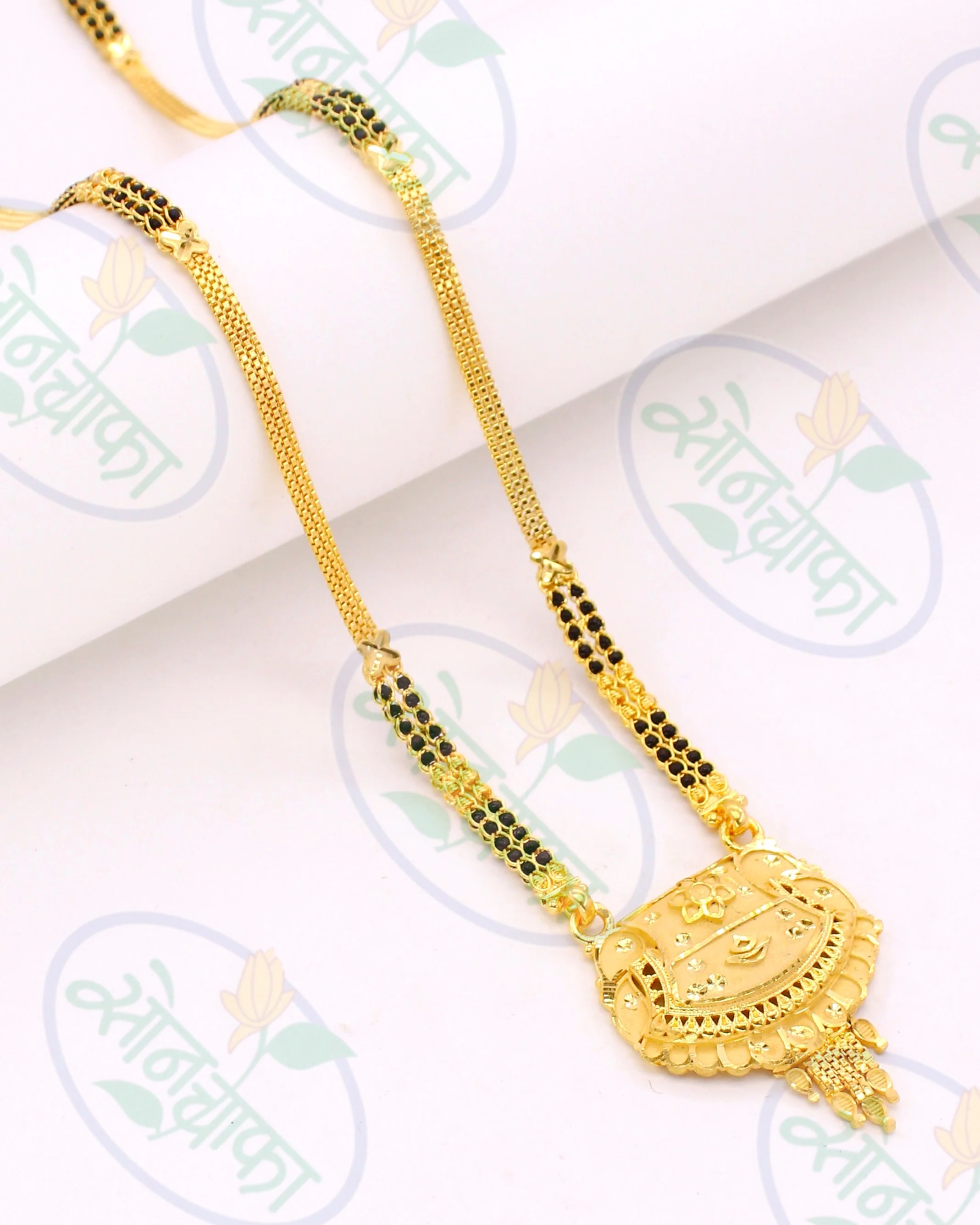 TRENDY GOLD PLATED MANGALSUTRA - Image 2