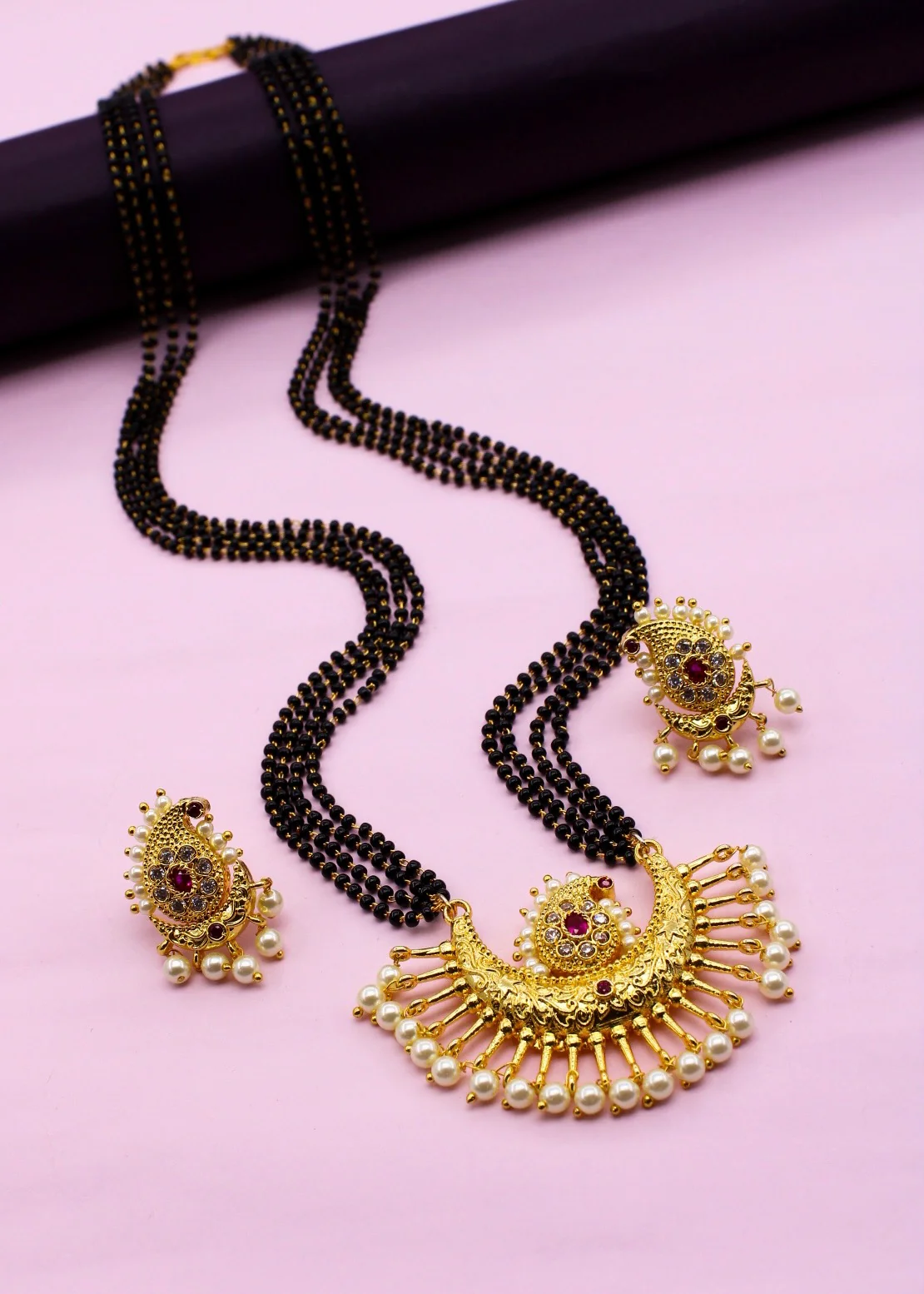 HALF MOON DESIGNER MANGALSUTRA - Image 10