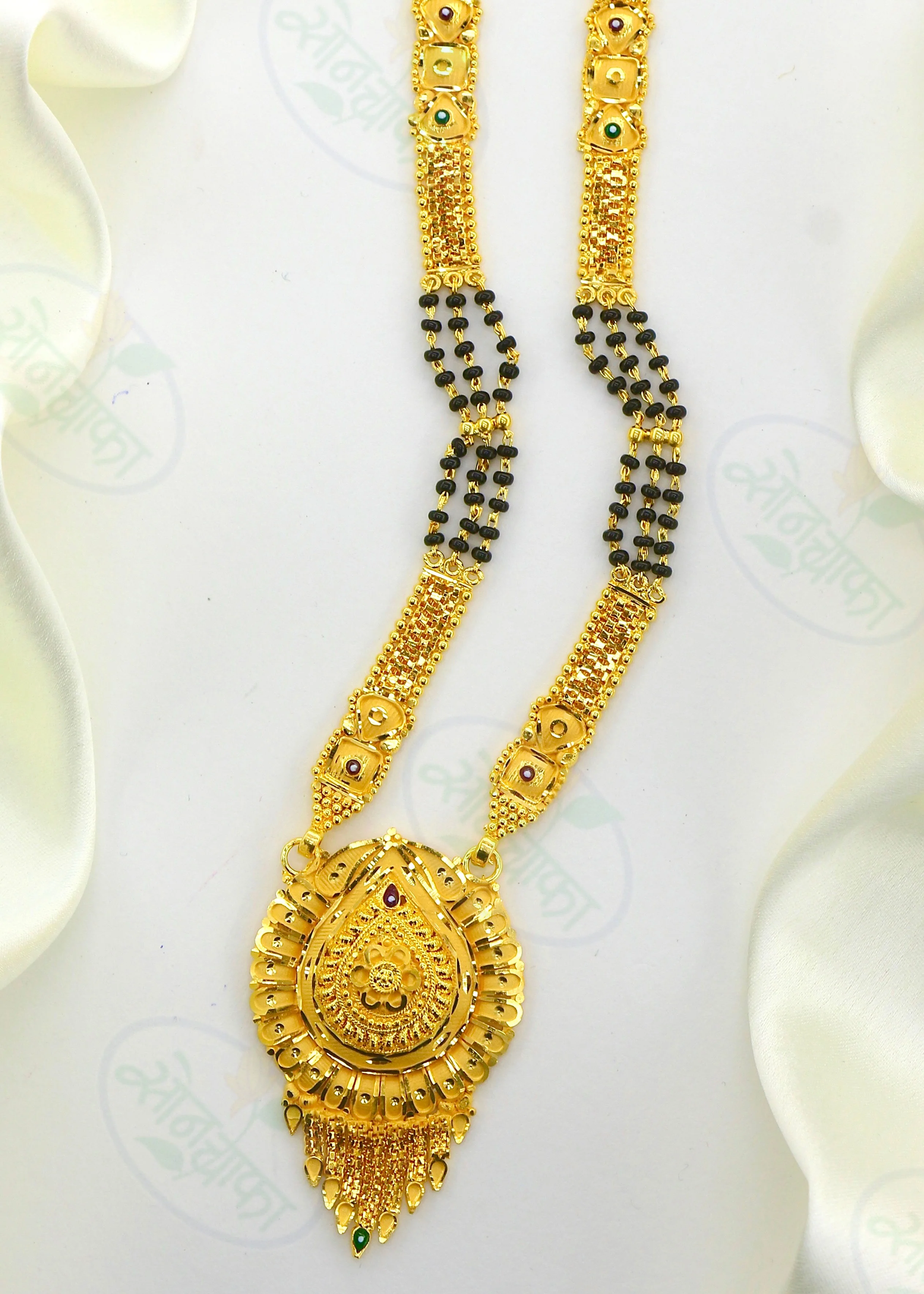 GLEAMING GOLD PLATED MANGALSUTRA - Image 3