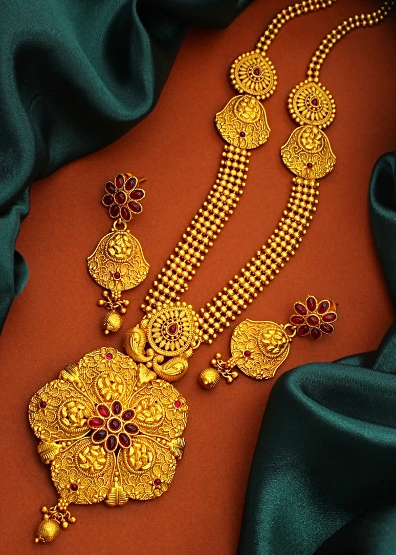 GLOSSY PESHWAI NECKLACE - Image 5